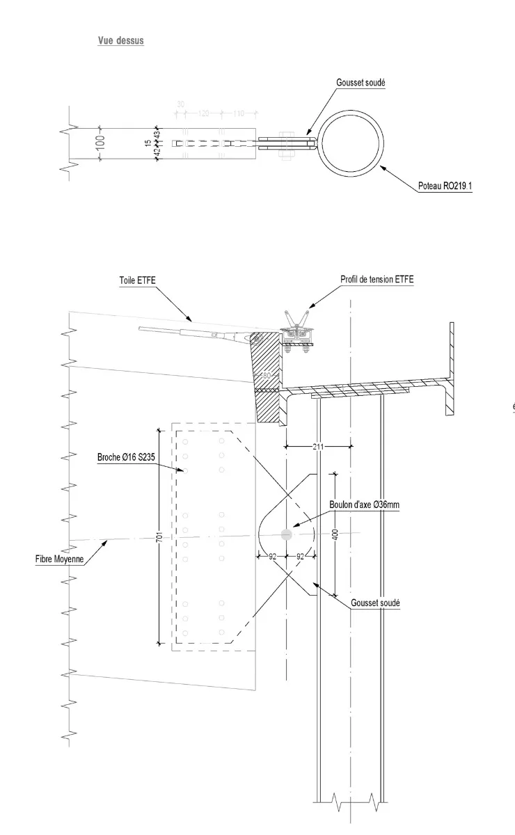 Detail Balken, Grafik