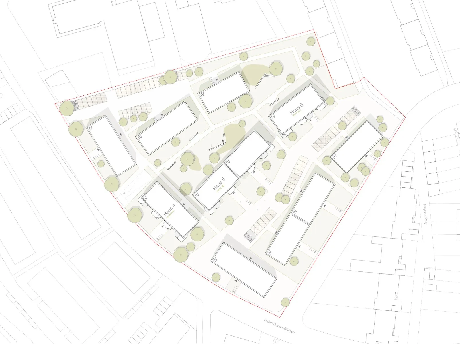 Lageplan, Grafik