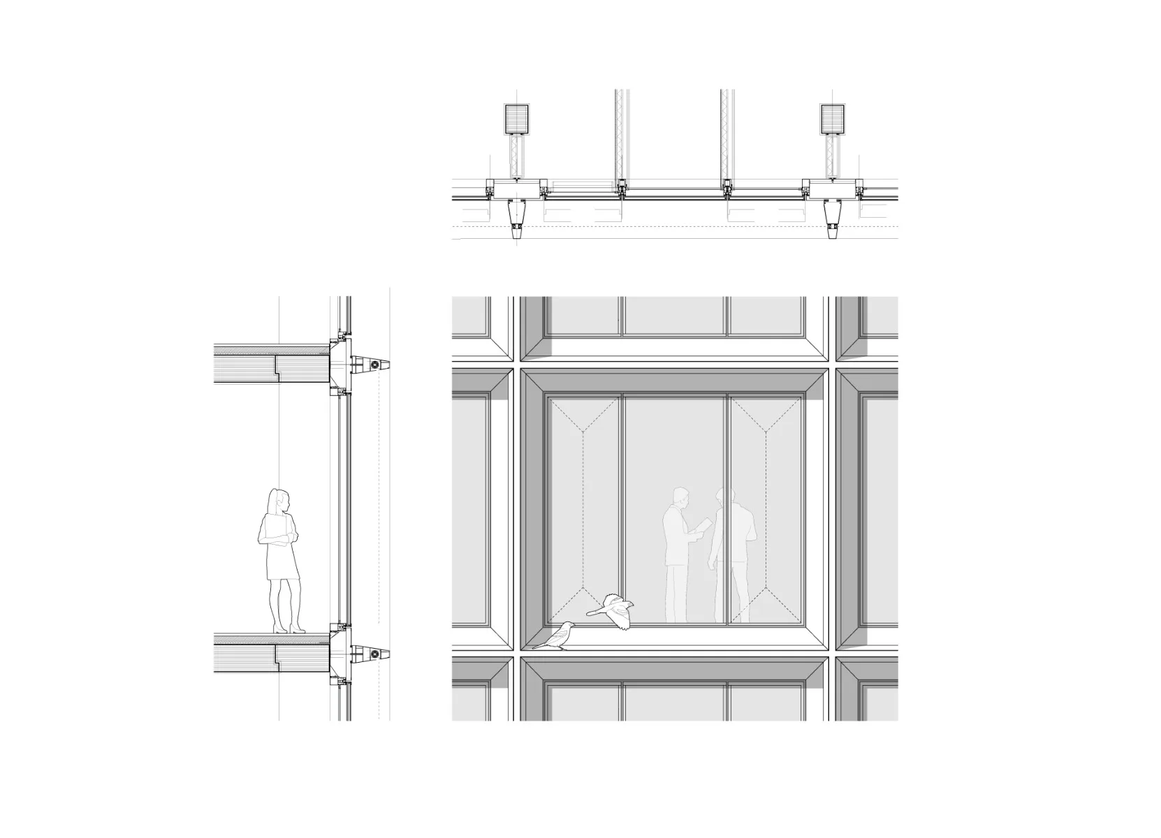 Detail Fassade, Grafik
