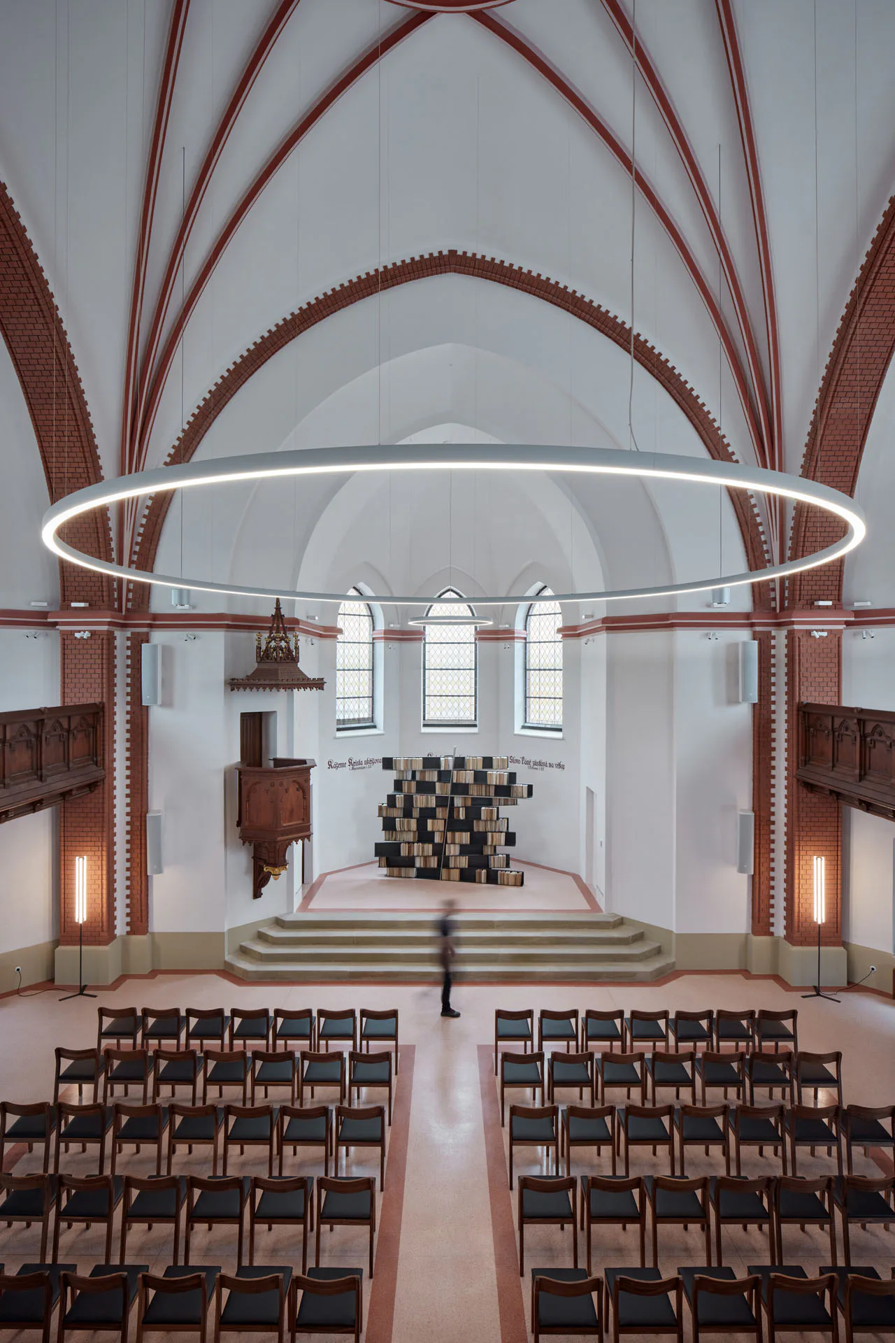 Sanierter Innenraum der Kirche