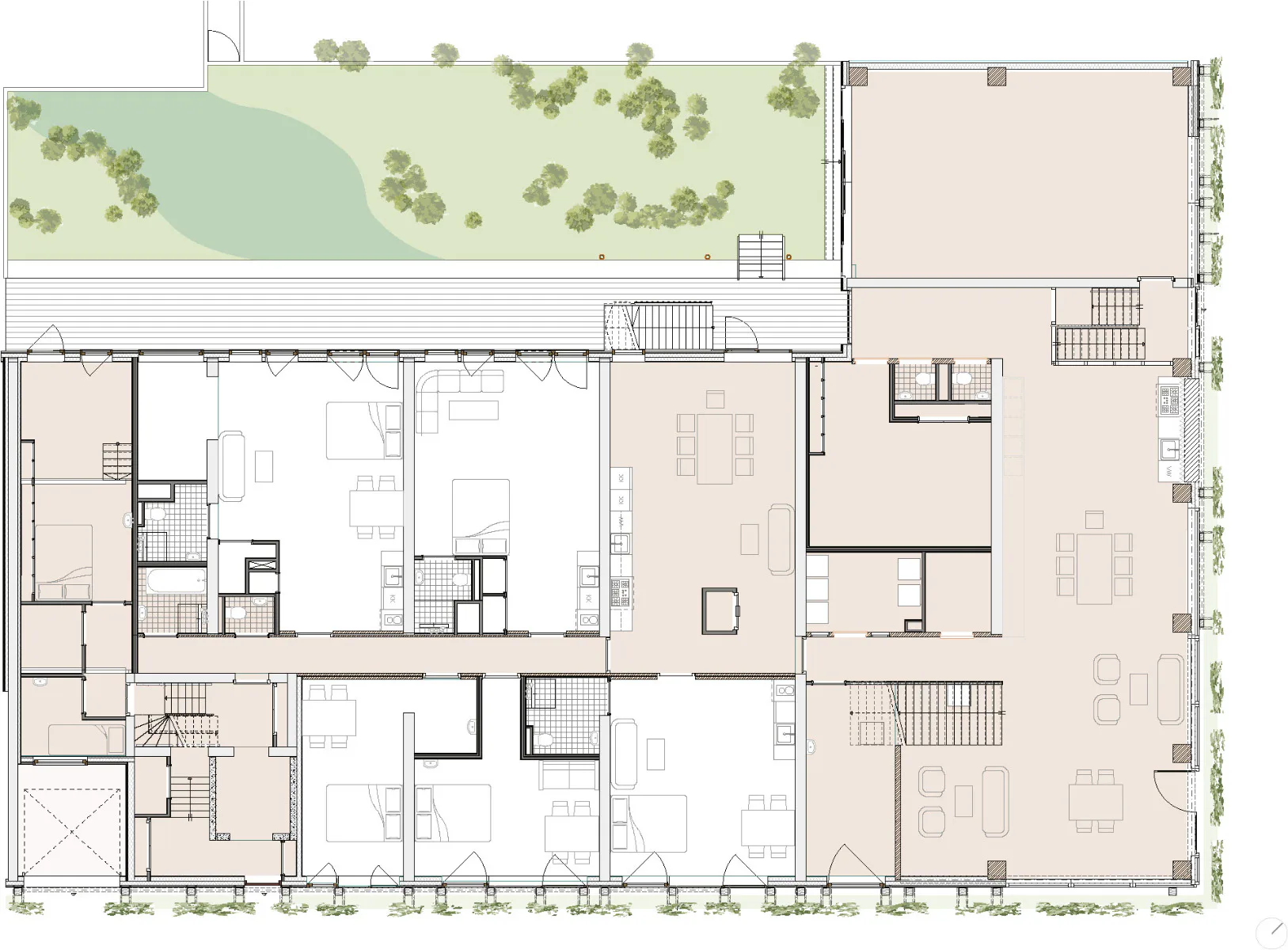 Grundriss Erdgeschoss, Grafik