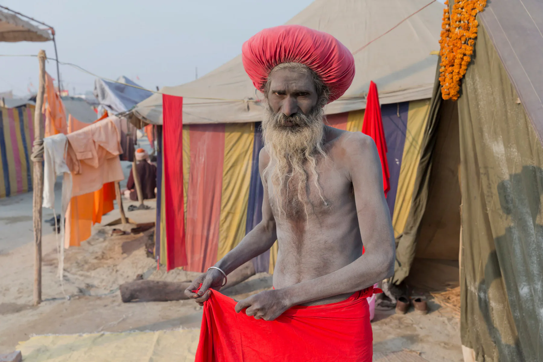 Kumbh Mela Festival in Prayagraj, Indien, 2013