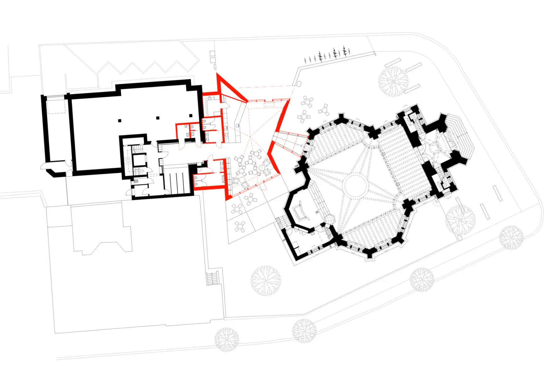 Grundriss Erdgeschoss, Grafik