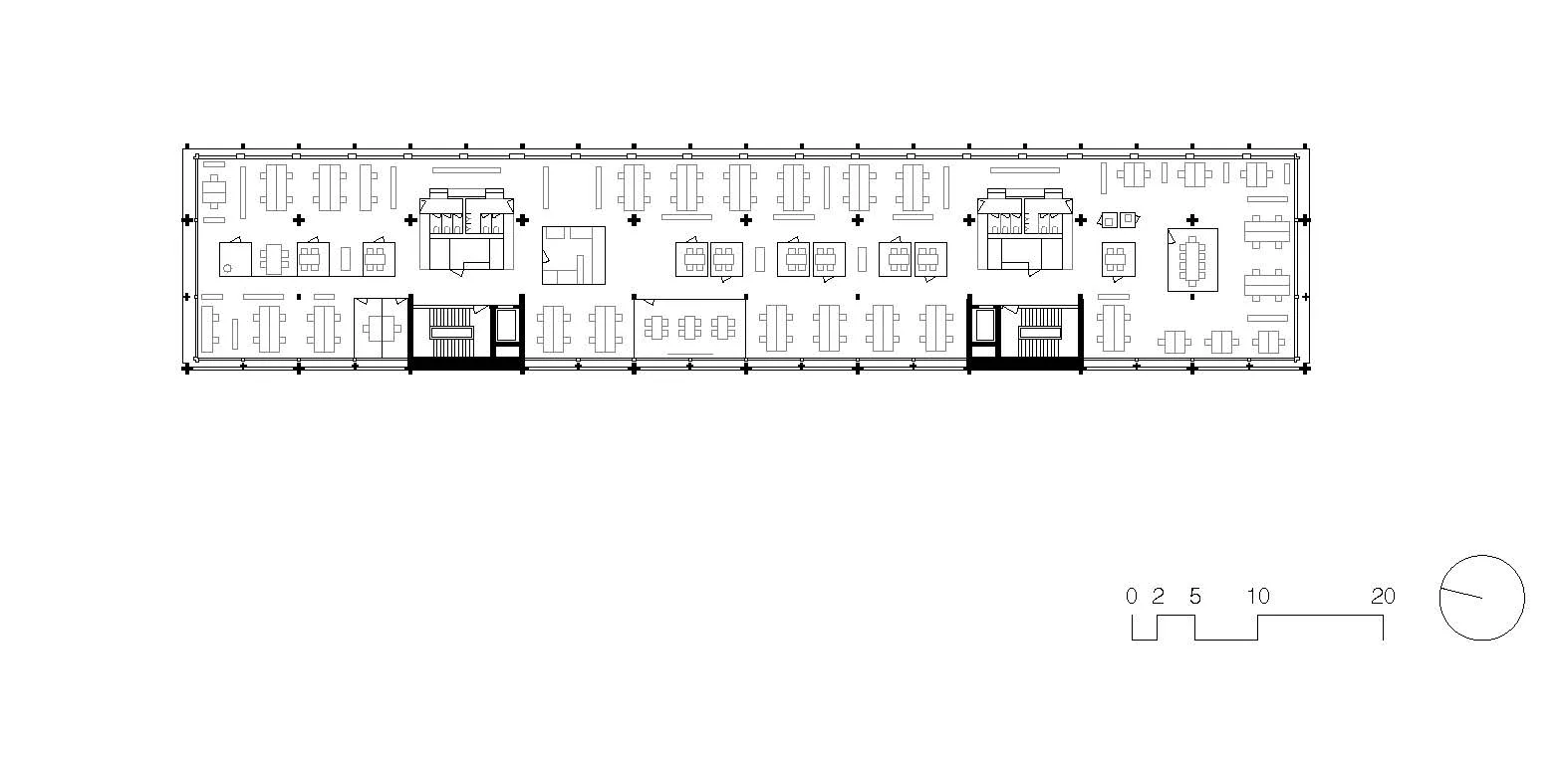 Grundriss 2. OG, Grafik