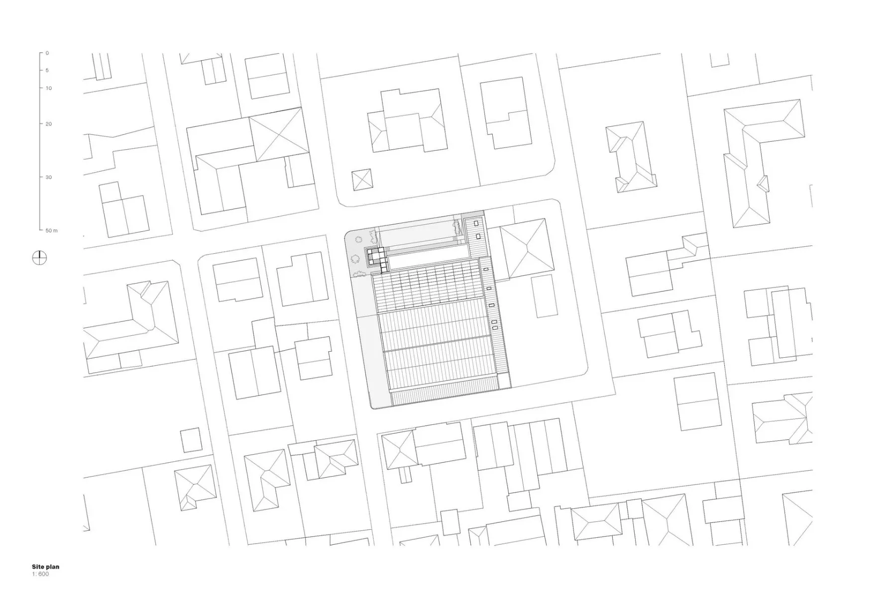 Lageplan 1:600, Grafik