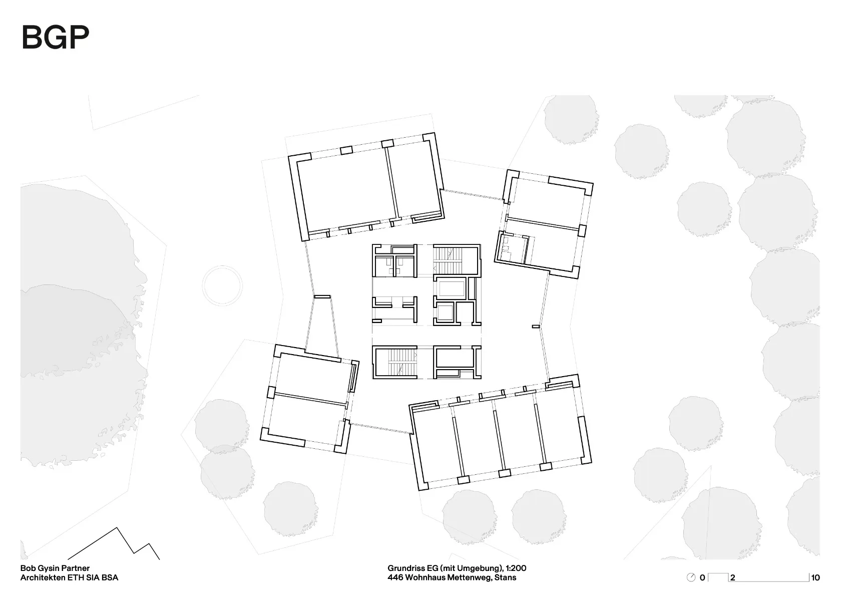 Grundriss Erdgeschoss, Grafik