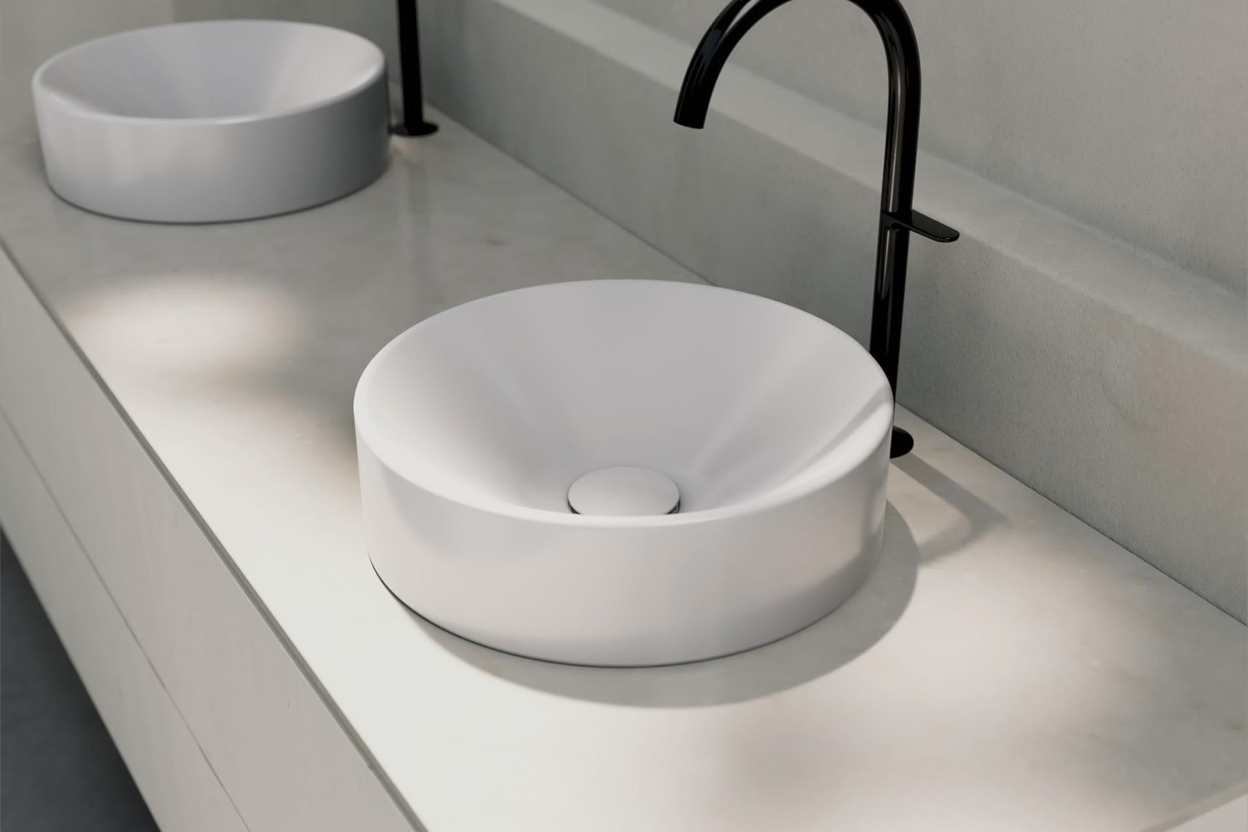 Eleganter Minimalismus für anspruchsvolle Badarchitektur
