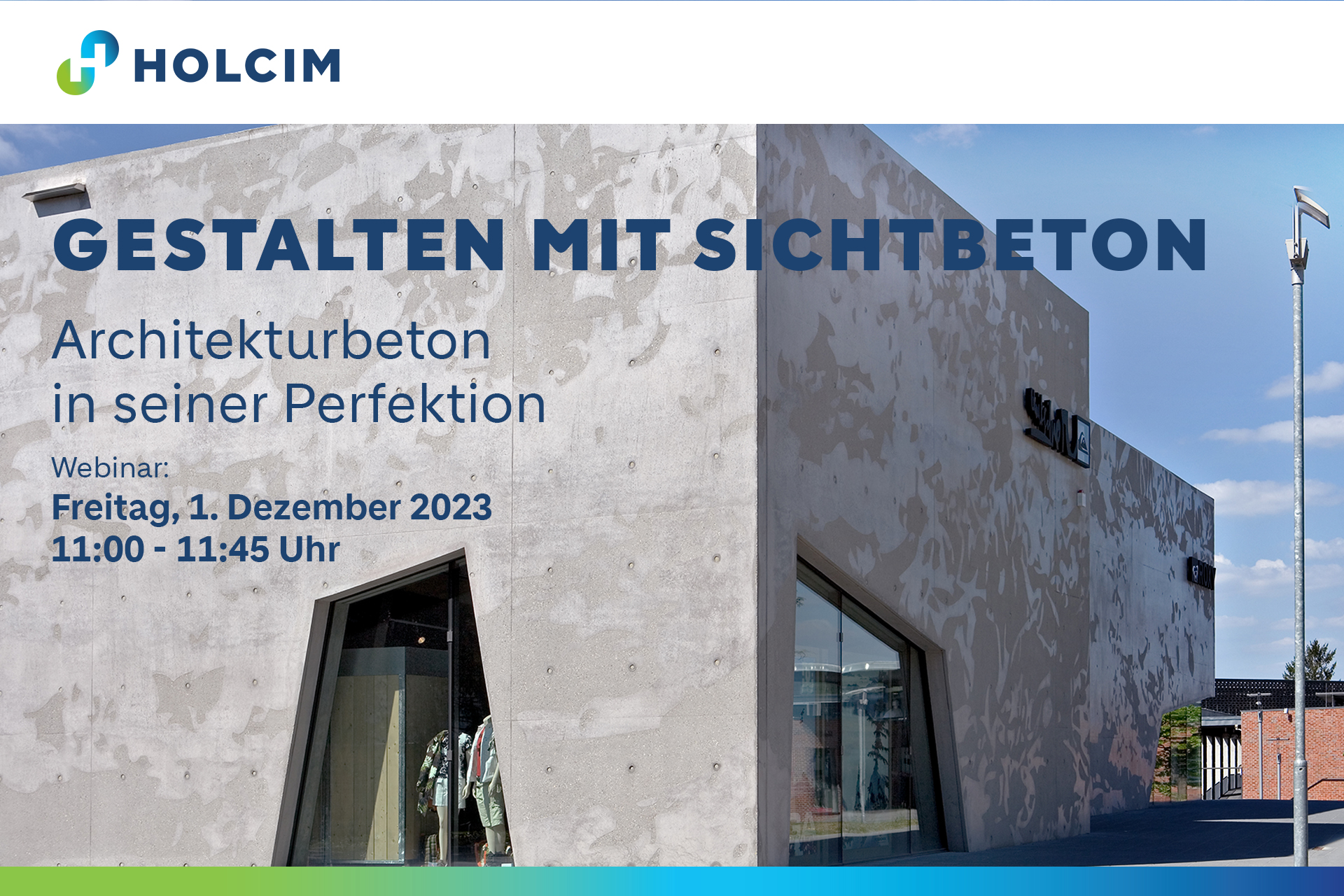 Gestalten mit Sichtbeton