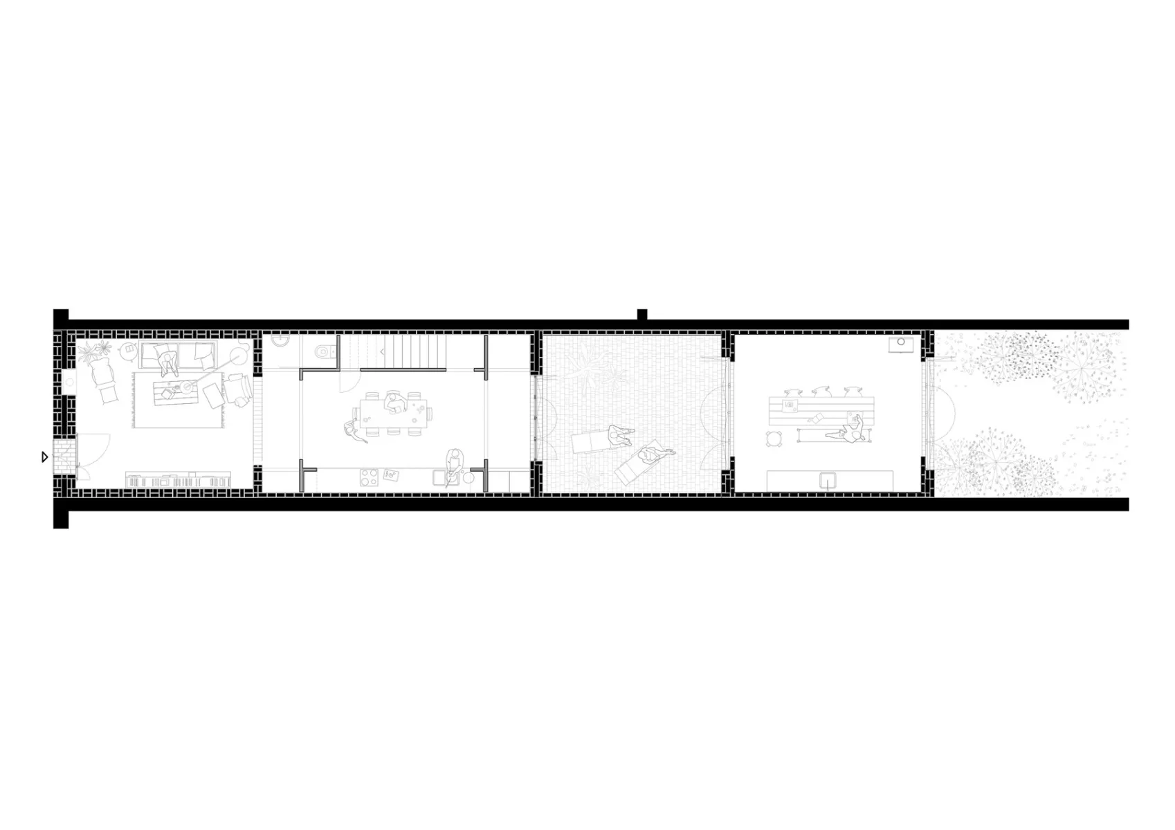 Grundriss Obergeschoss, Grafik