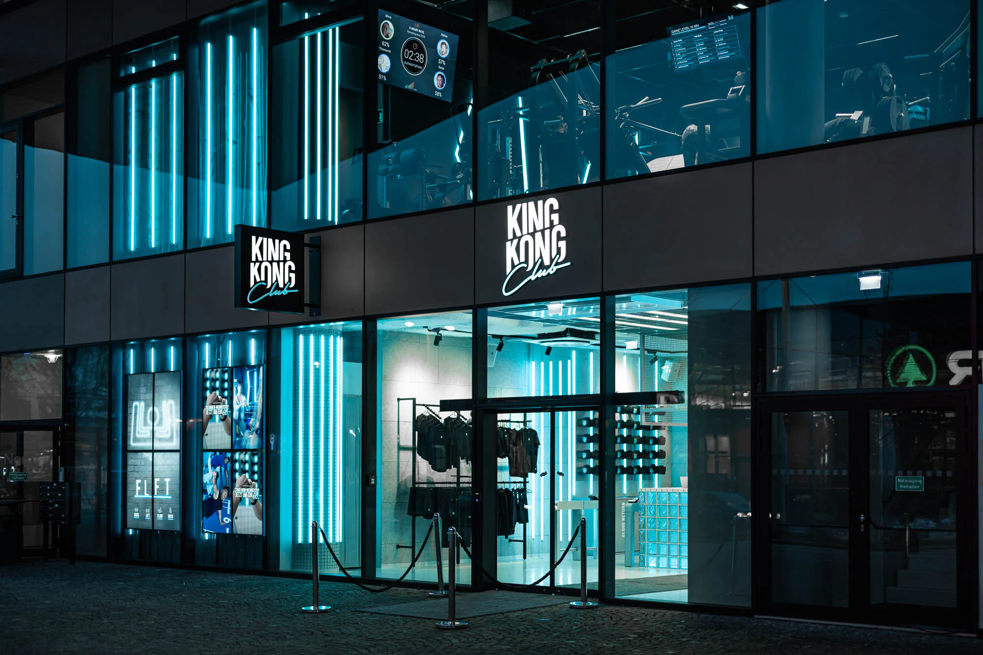 Der King Kong Club in Salzburg bietet vier verschiedene Workout-Konzepte.