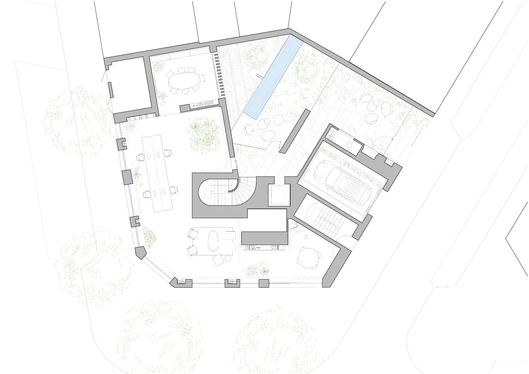 Grundriss Erdgeschoss, Grafik