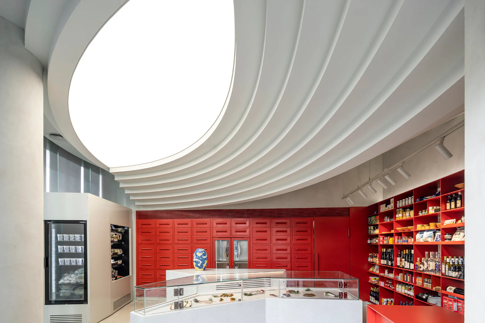 Futuristische Decke