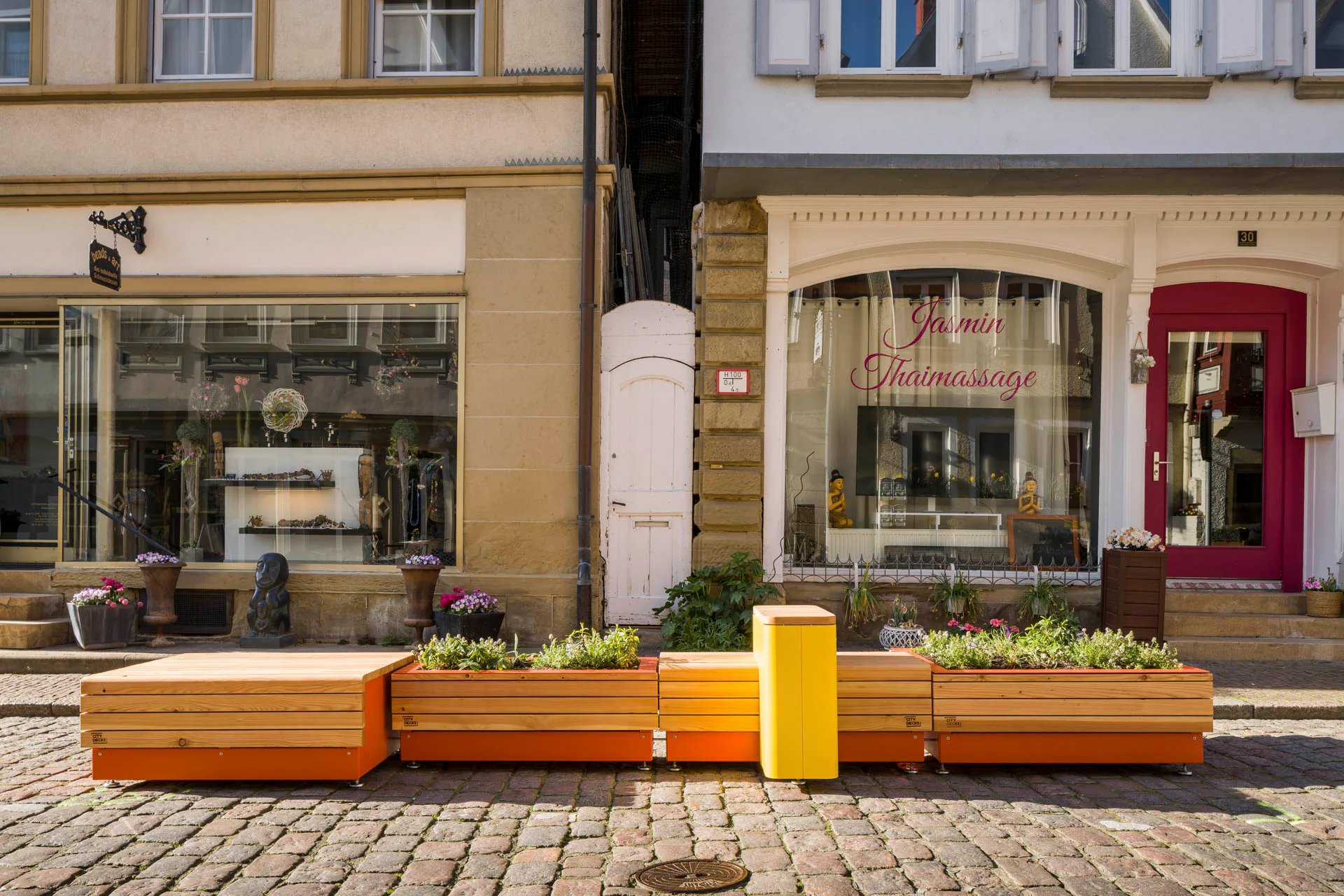 Autofreie Zone - stattdessen neue Orte der Begegnung in der Innenstadt. Das ist das Ziel des Projekts "Ortsmitte".