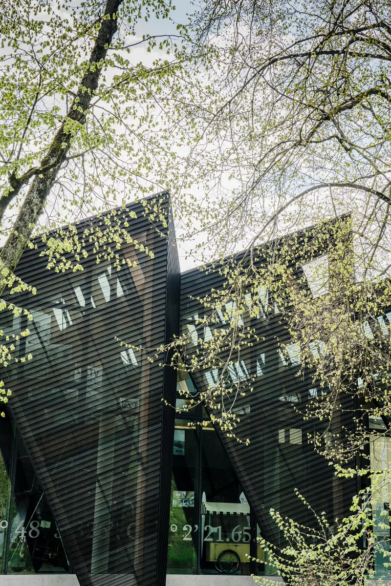 Detailaufnahme der Fassade