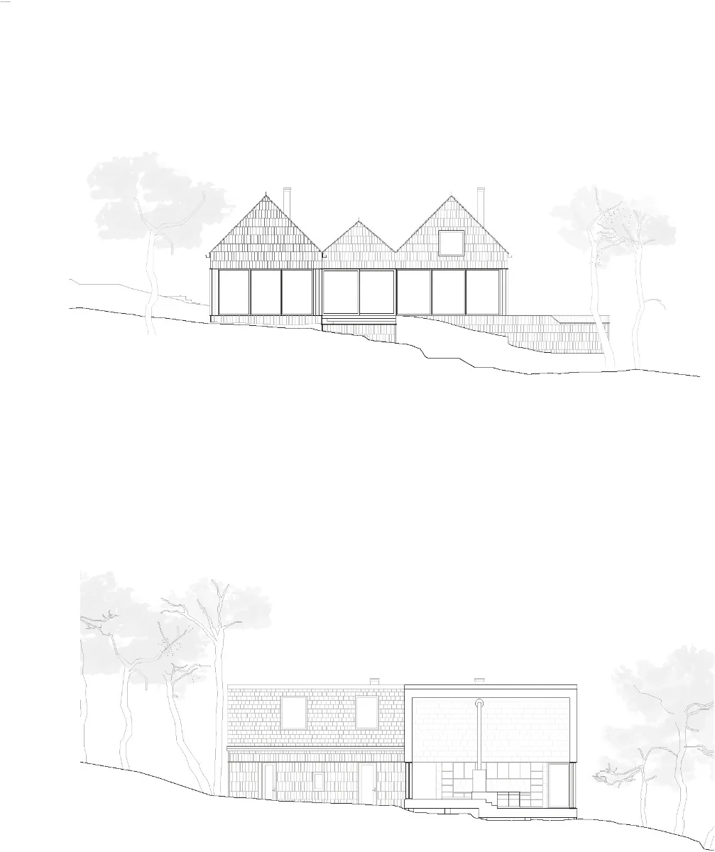 Schnitt und Fassade, Grafik