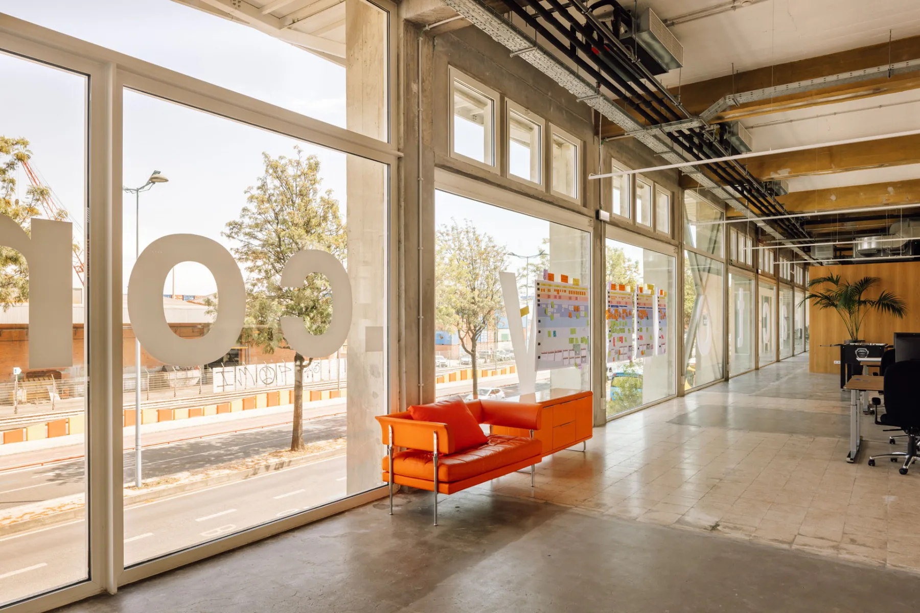Große Unternehmen sowie Start-Ups arbeiten heute aus der ehemaligen Fabrik.