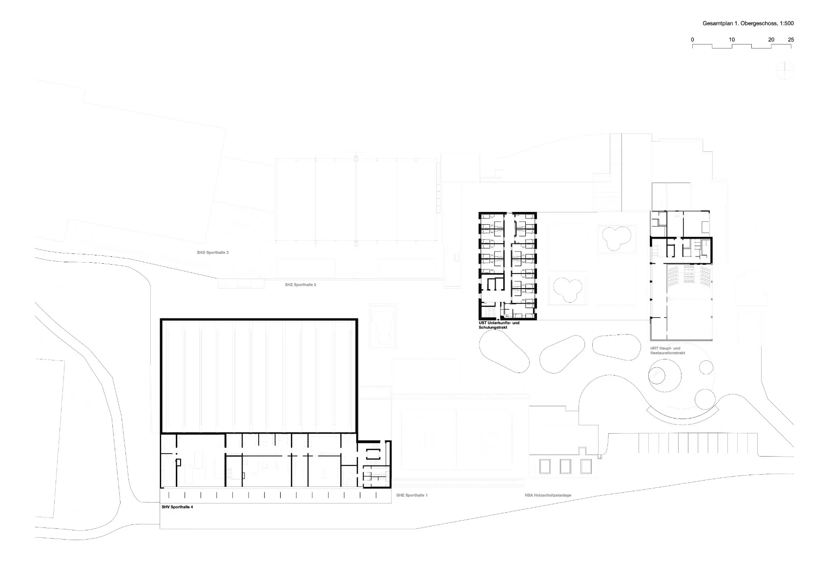 Grundriss 1. Obergeschoss, Grafik