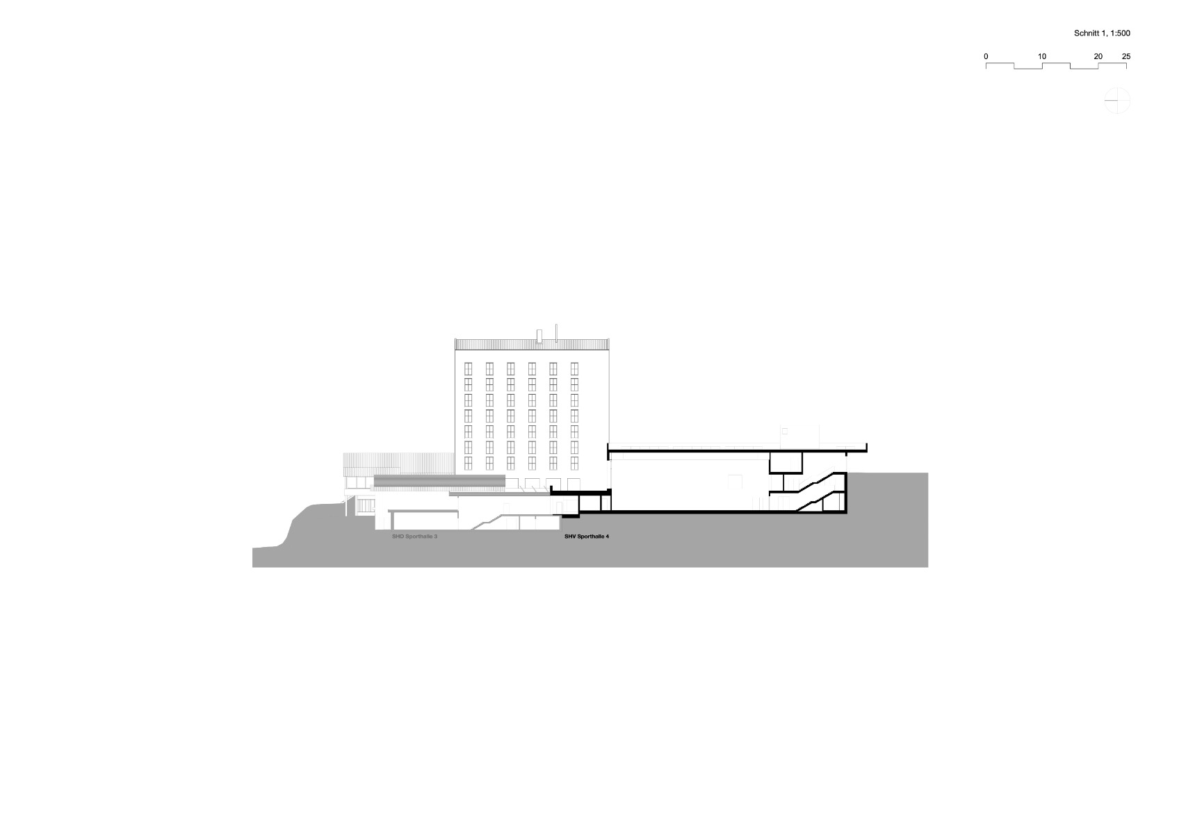 Geländeschnitt Quer, Grafik