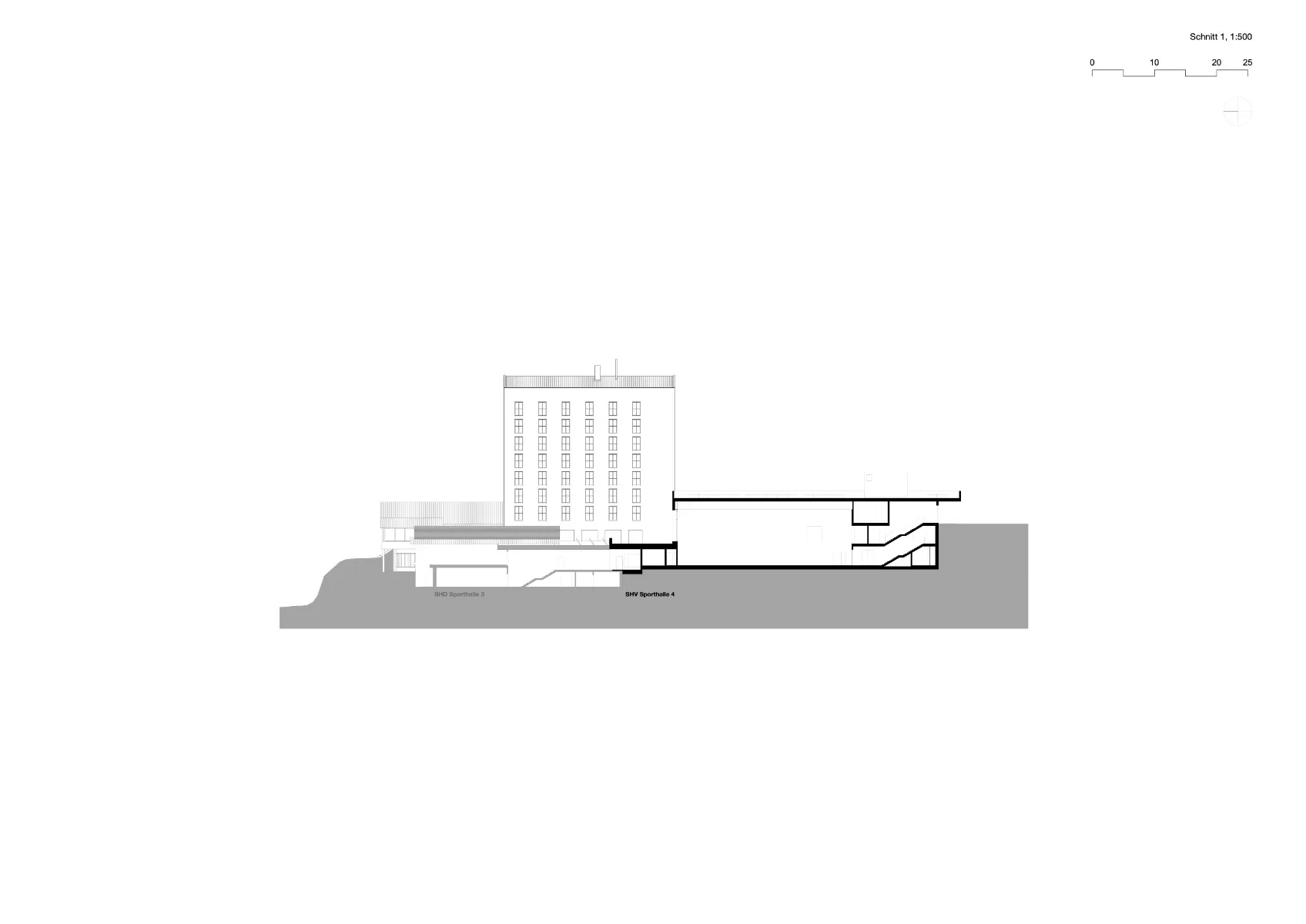 Geländeschnitt Quer, Grafik