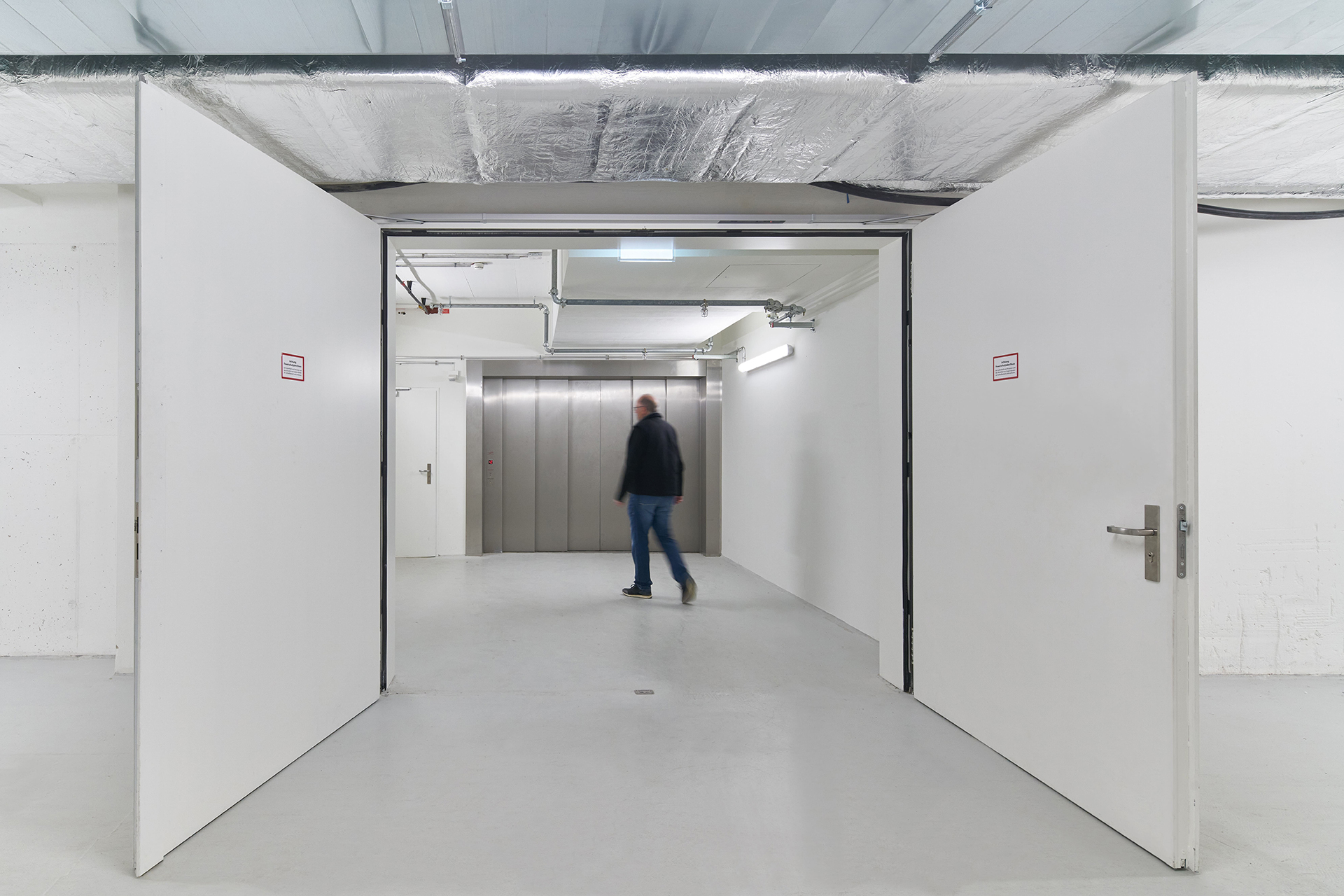 Teckentrup Brandschutztüren sorgen sowohl in an Ausstellungsräumen, als auch in den Gebäudeteilen ohne Besucherverkehr, für den sicheren Brandschutz.