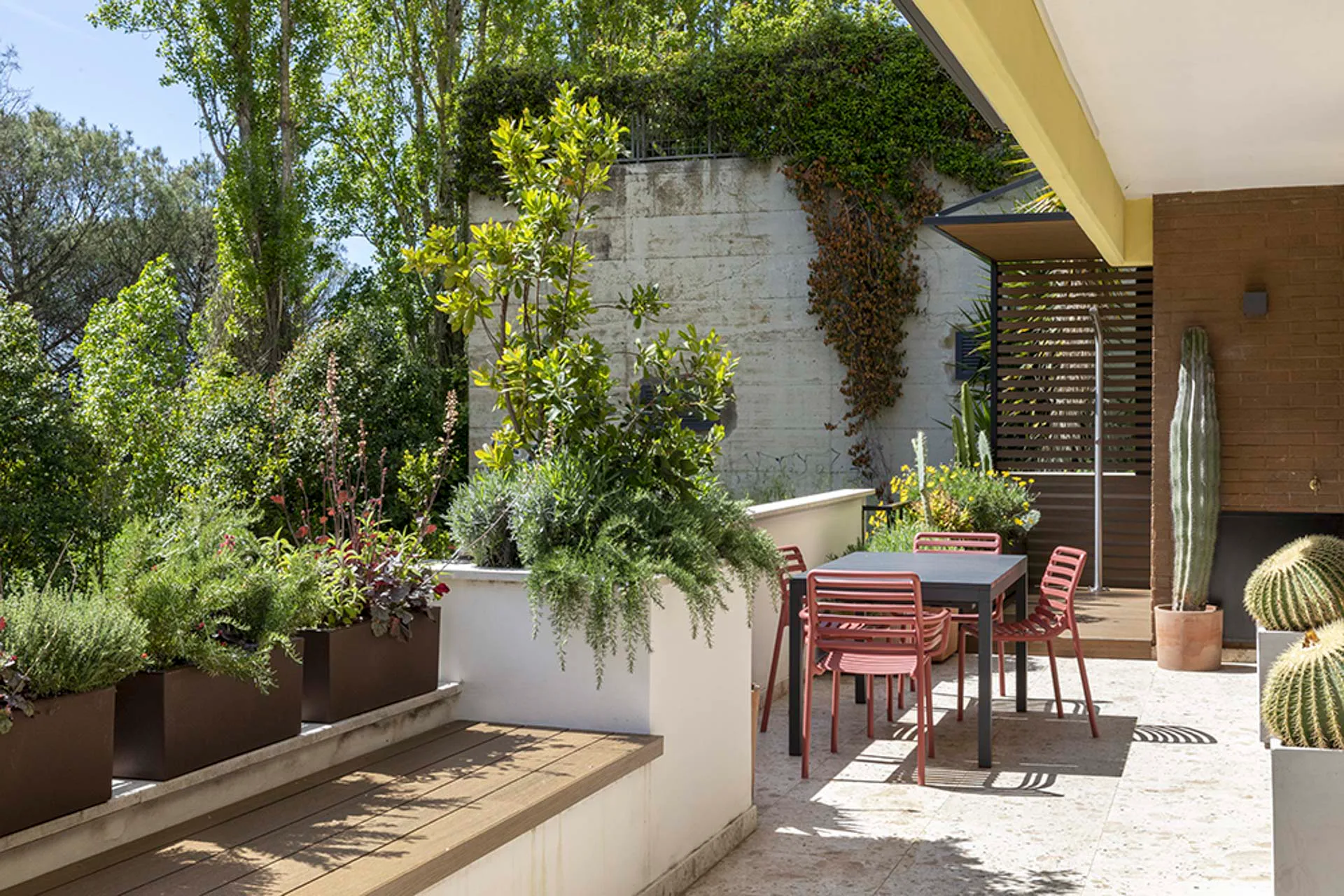Terrasse der Casa Rude