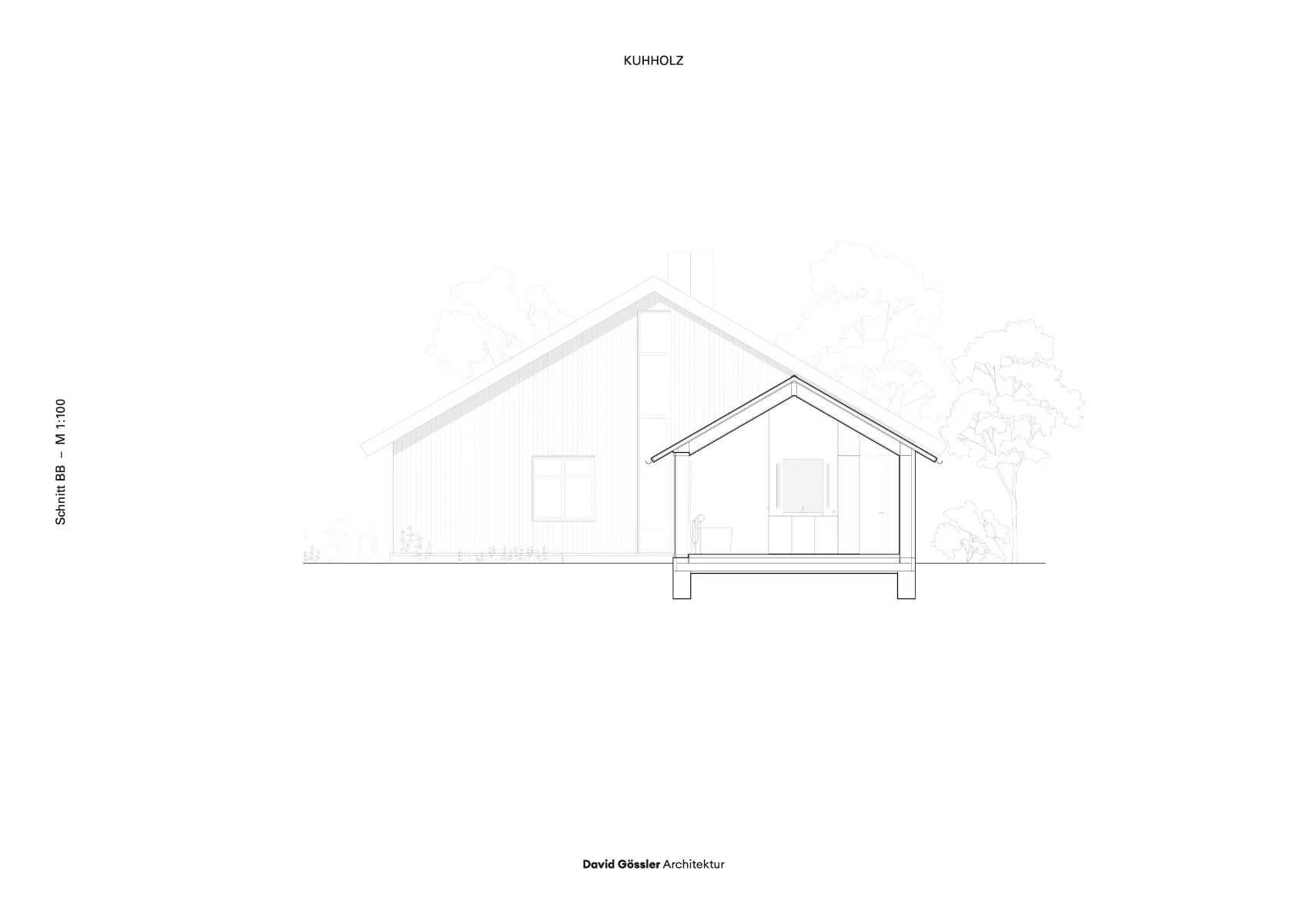 Schnitt B-B, Grafik