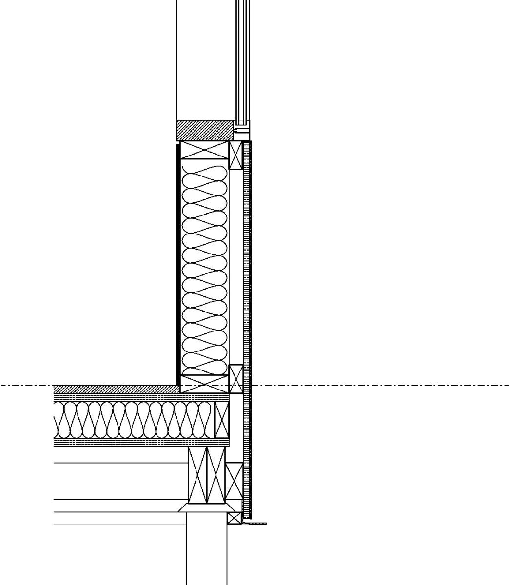 Schnitt Detail Sockel, Grafik