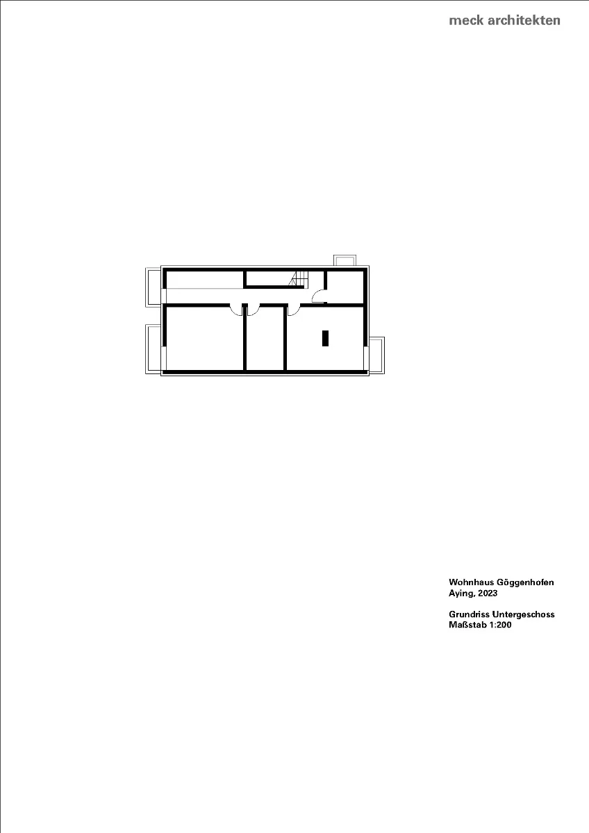 Grundriss UG, Grafik