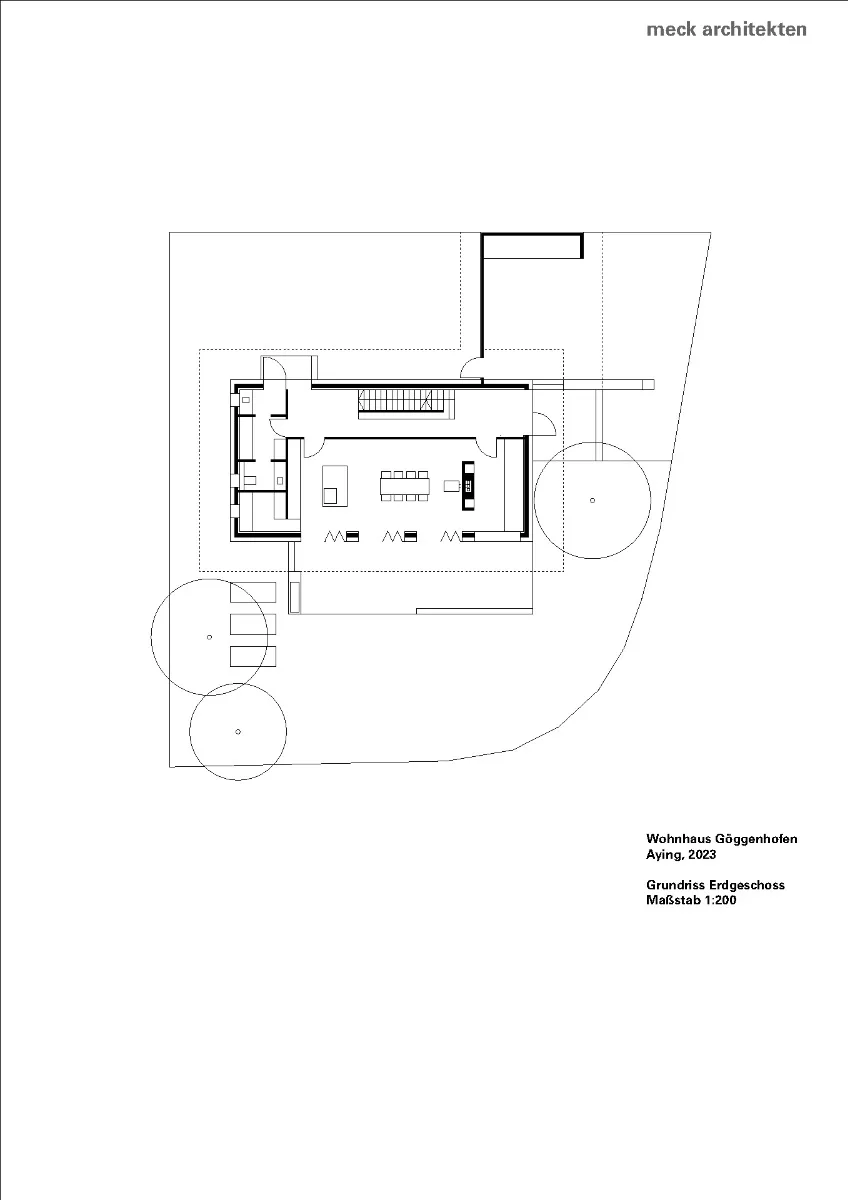 Grundriss EG, Grafik