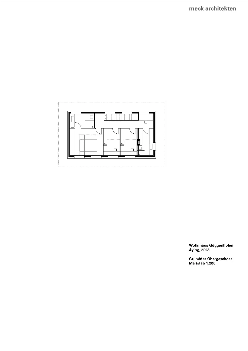 Grundriss OG, Grafik