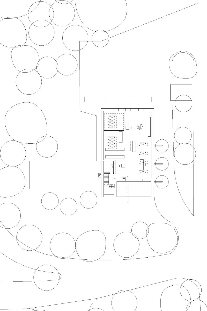 Grundriss Dachgeschoss, Grafik
