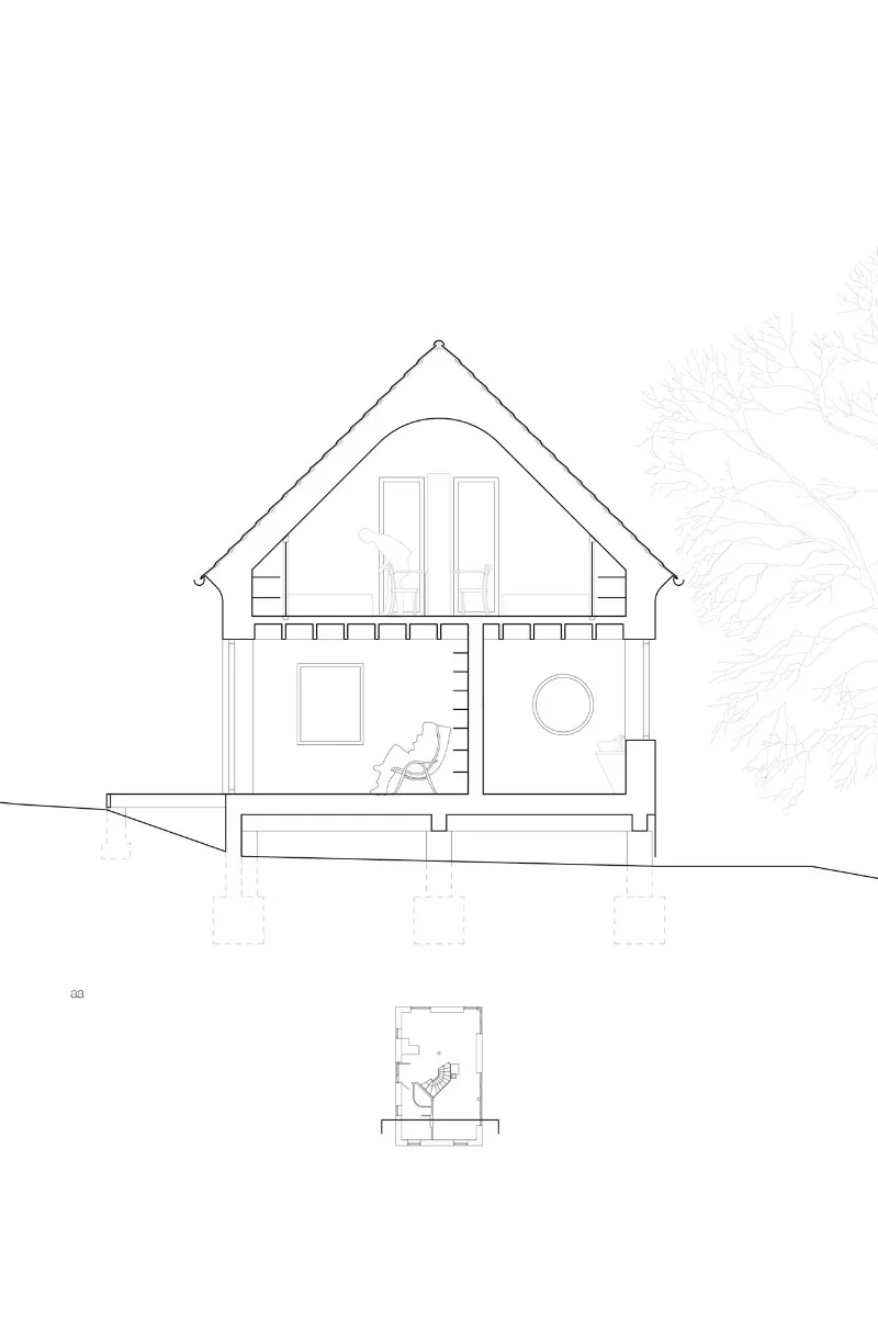 Schnitt A-A, Grafik