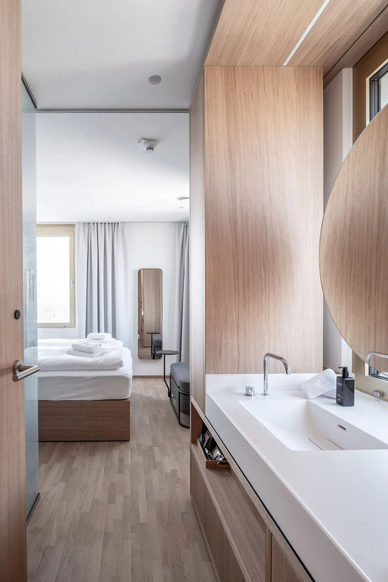 Blick in ein Hotelzimmer