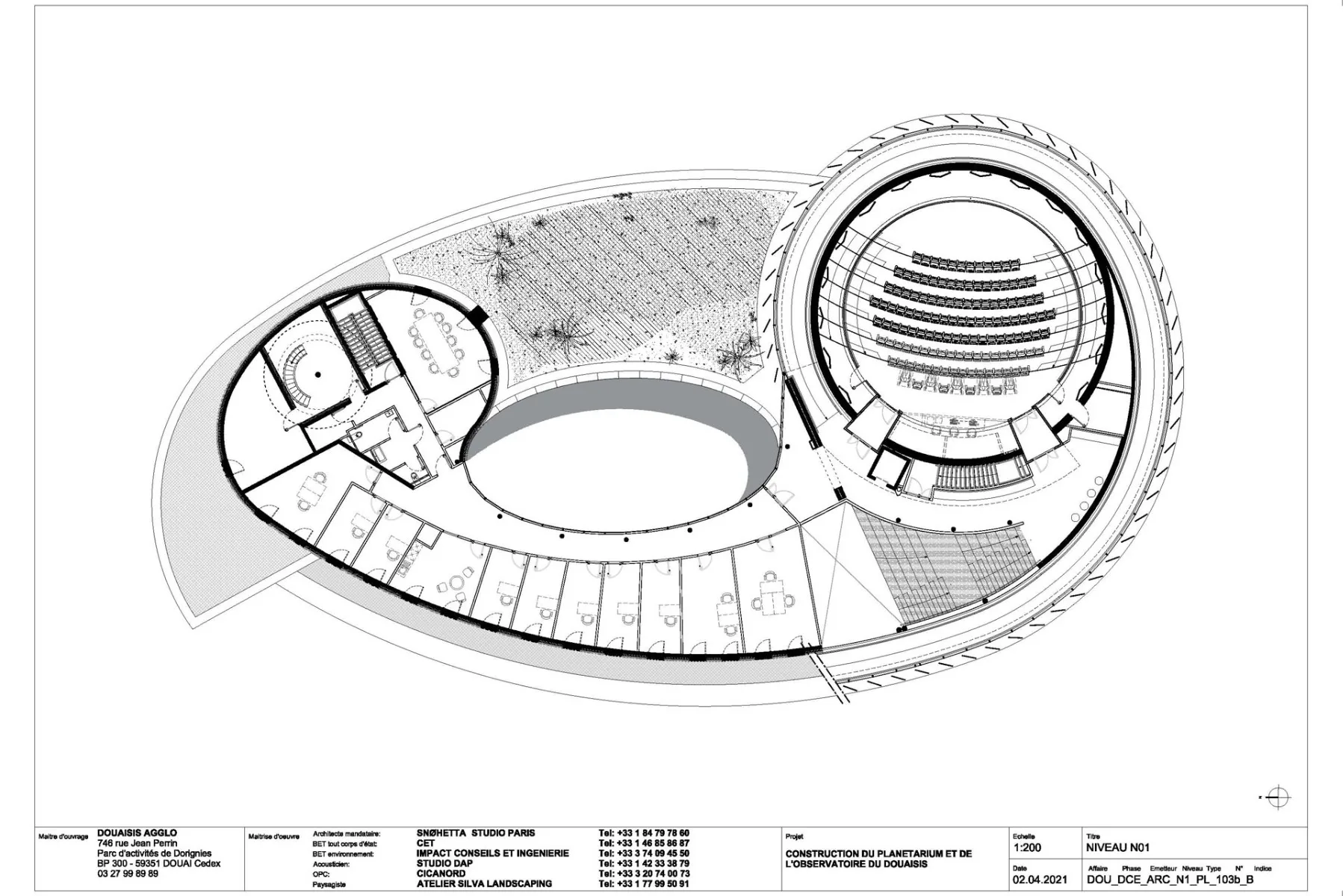 Grundriss Obergeschoss, Grafik