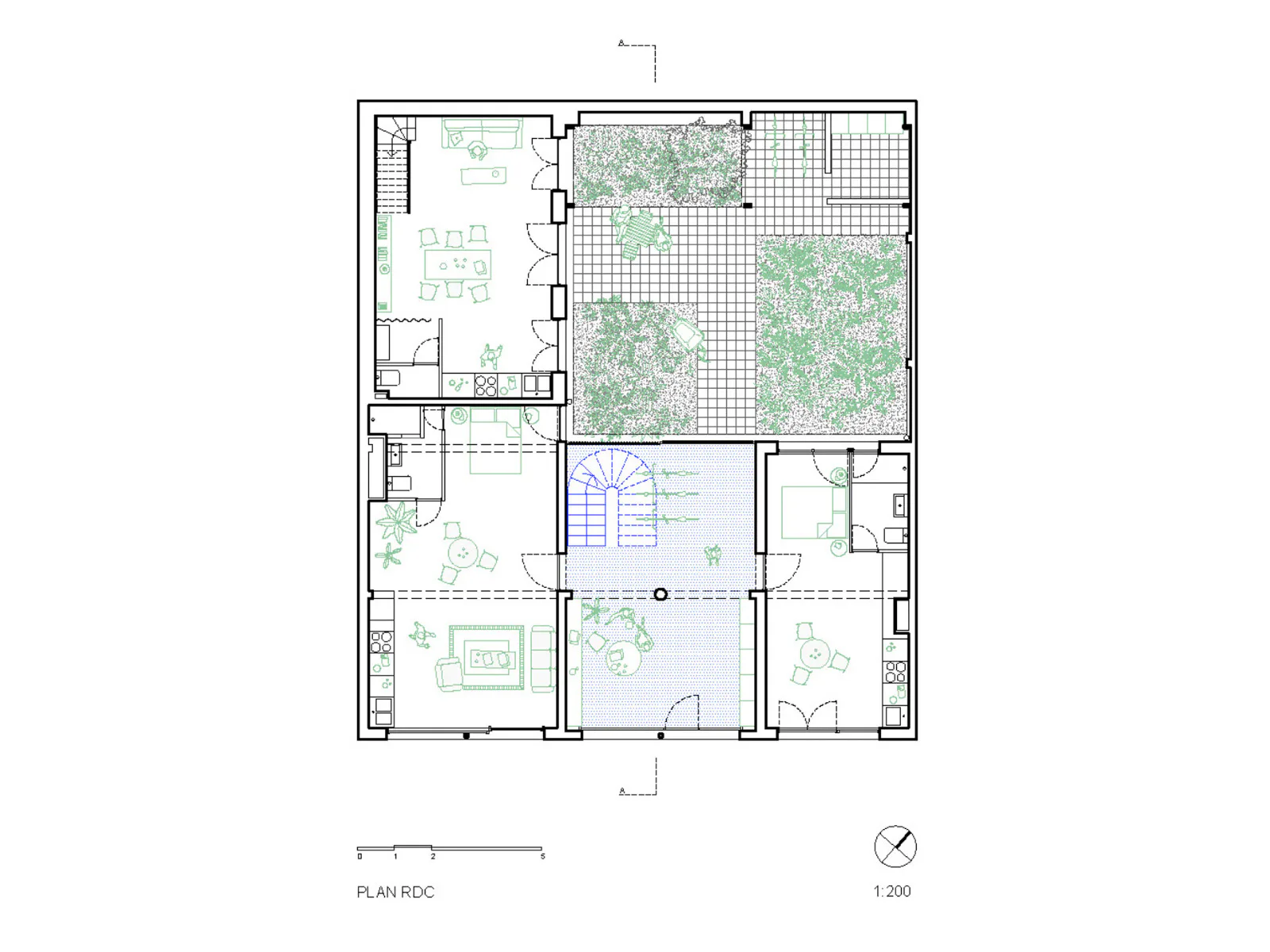 Grundriss Erdgeschoss, Grafik
