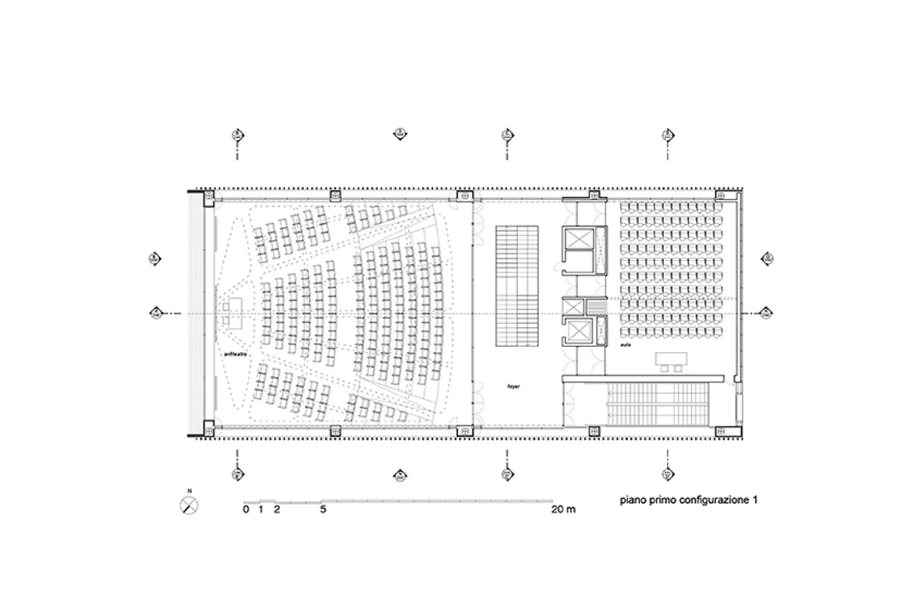 Grundriss erster Stock, Grafik