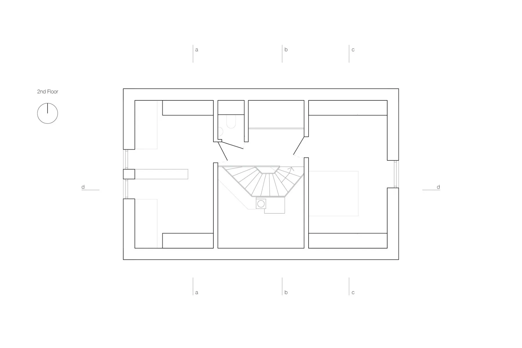 Grundriss Obergeschoss, Grafik