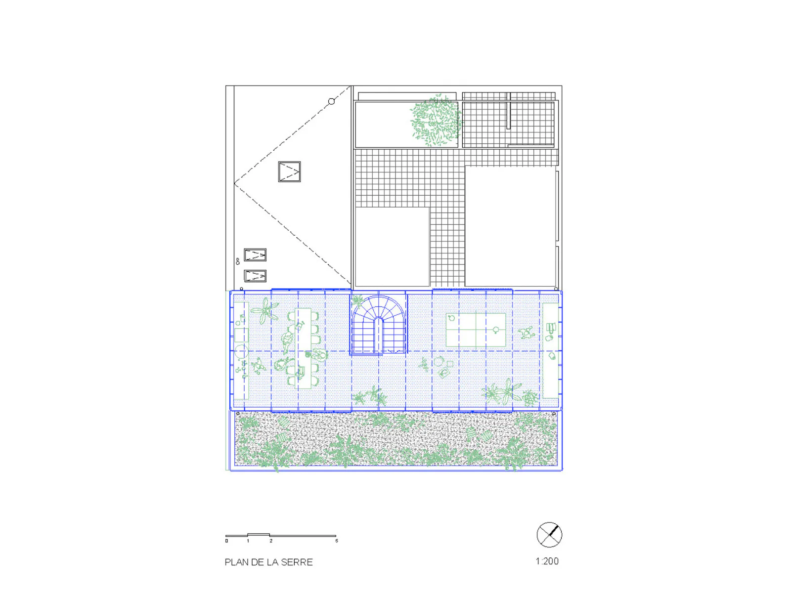 Grundriss Dach, Grafik