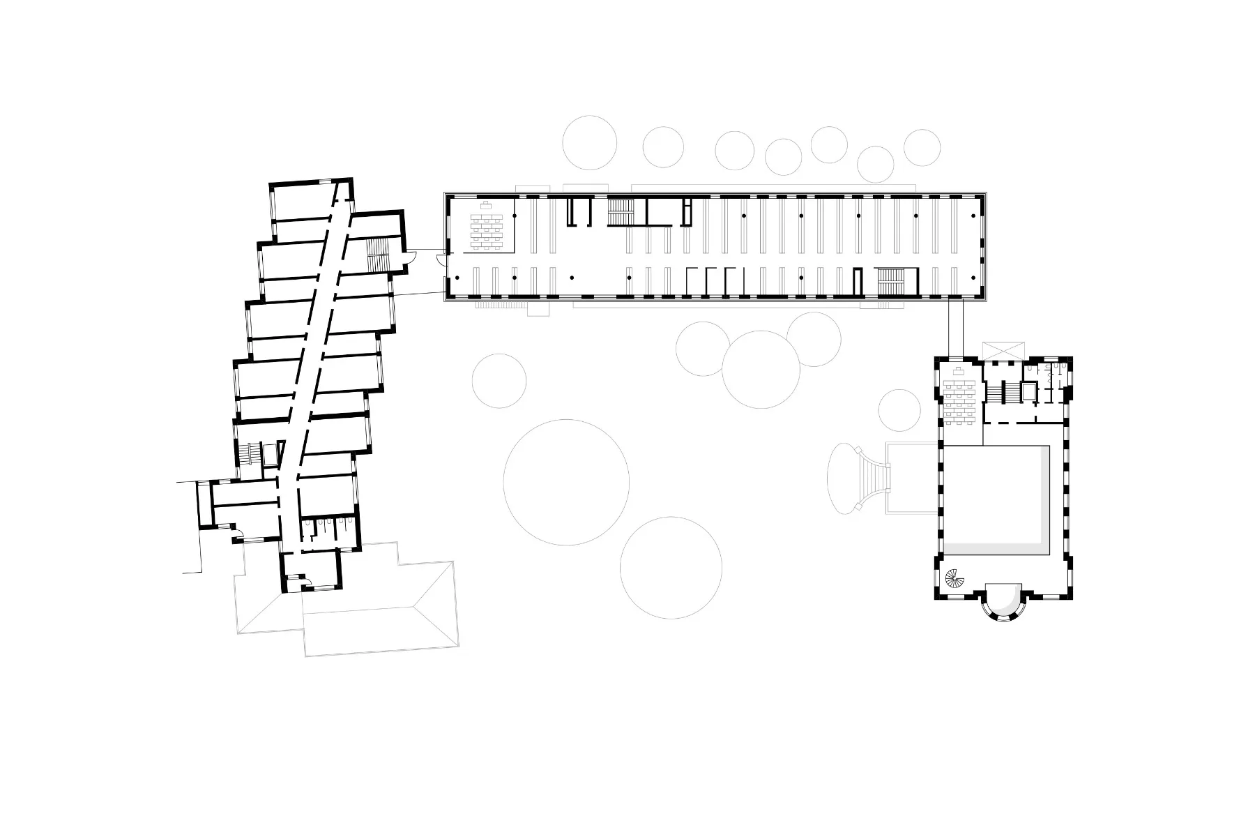 Grundriss Obergeschoss, Grafik