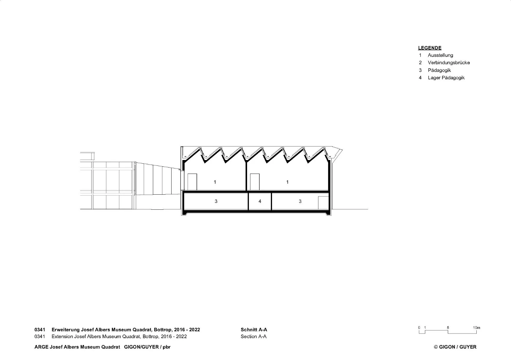 Querschnitt A-A, Grafik