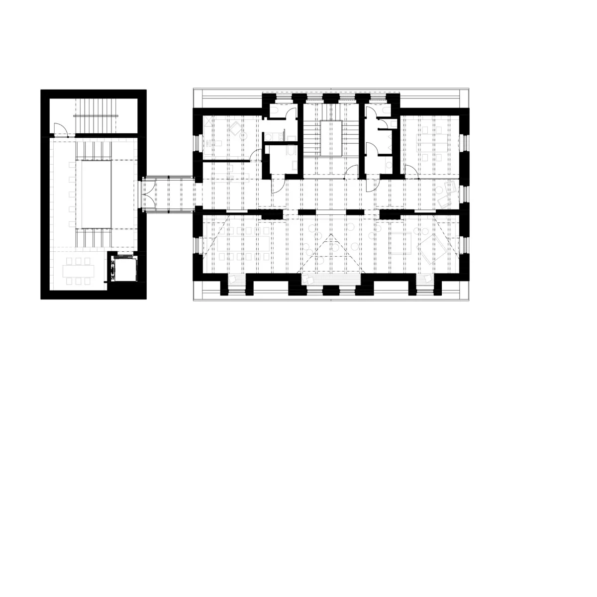 Grundriss erstes Obergeschoss, Grafik