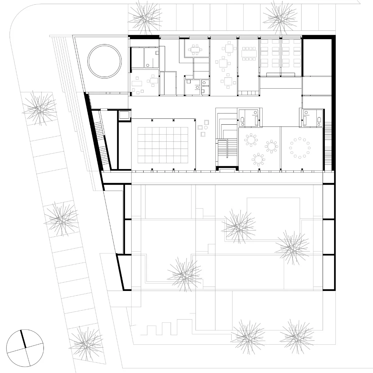 Grundriss OG, Grafik