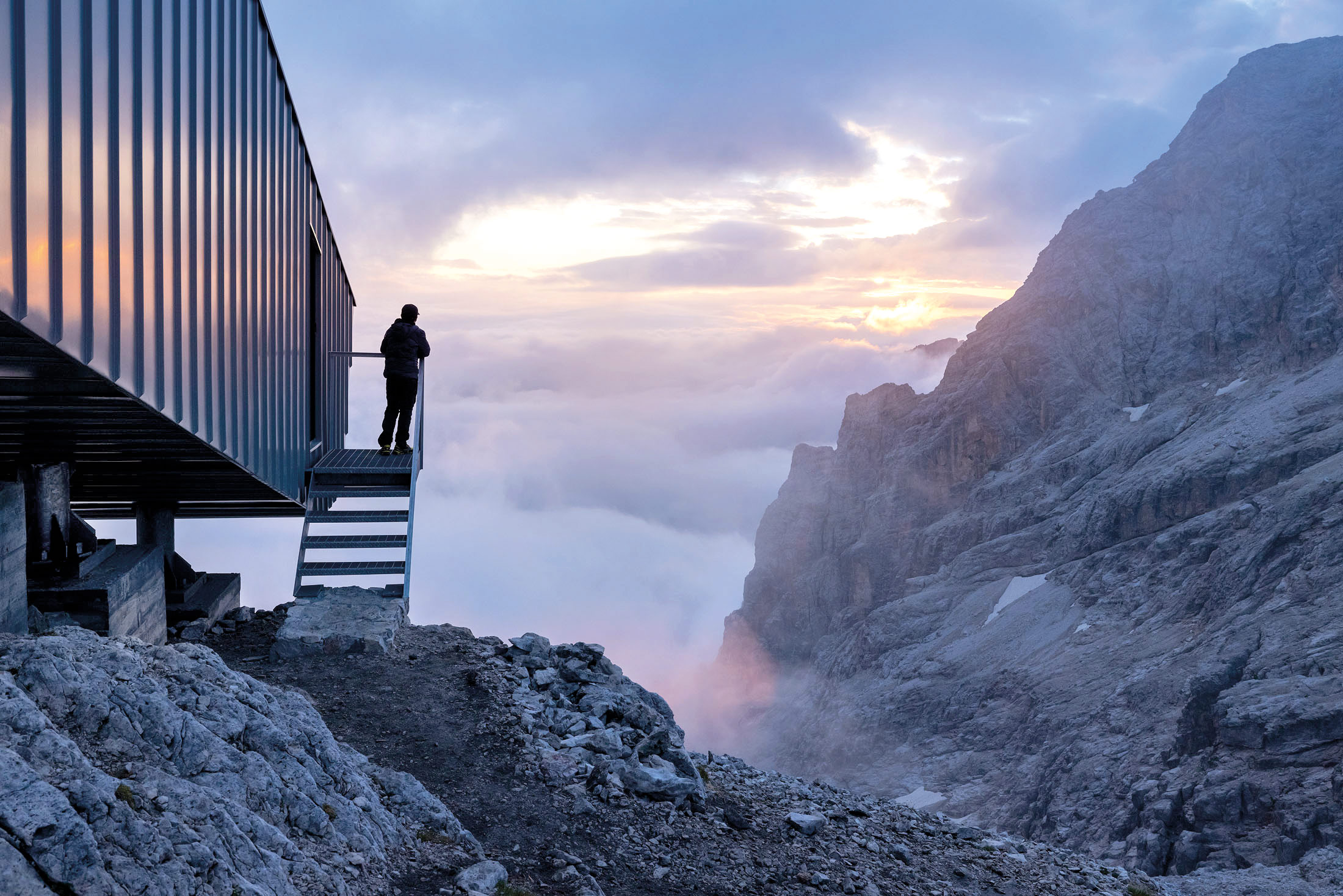 Biwakschachtel in den Dolomiten