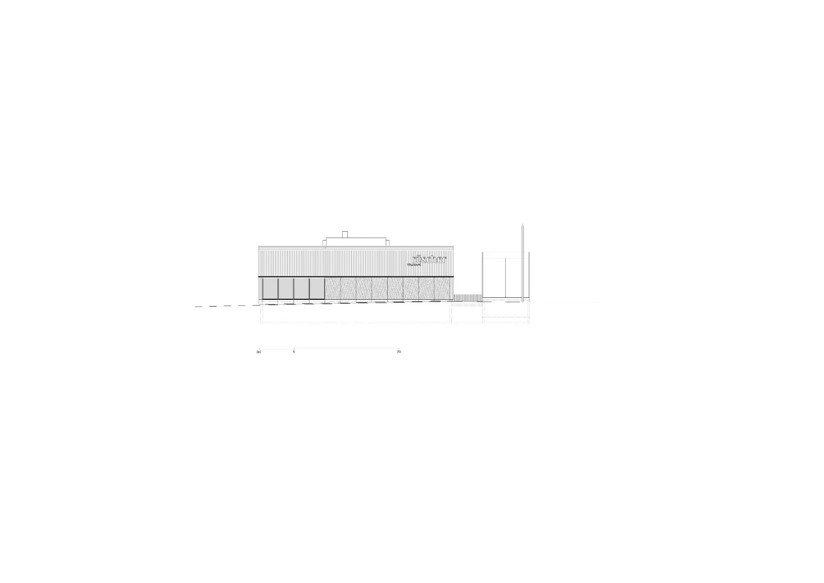 Südansicht, Grafik