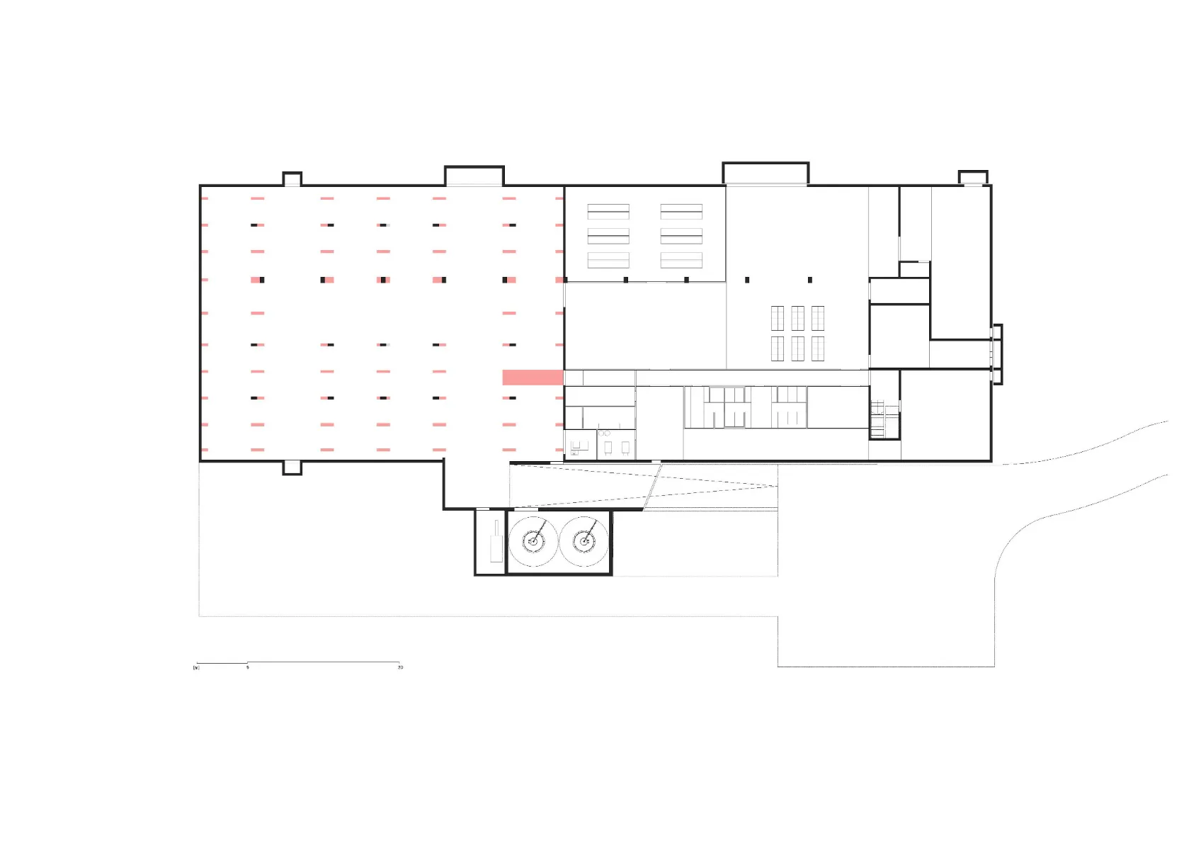 Grundriss erstes Obergeschoss, Grafik