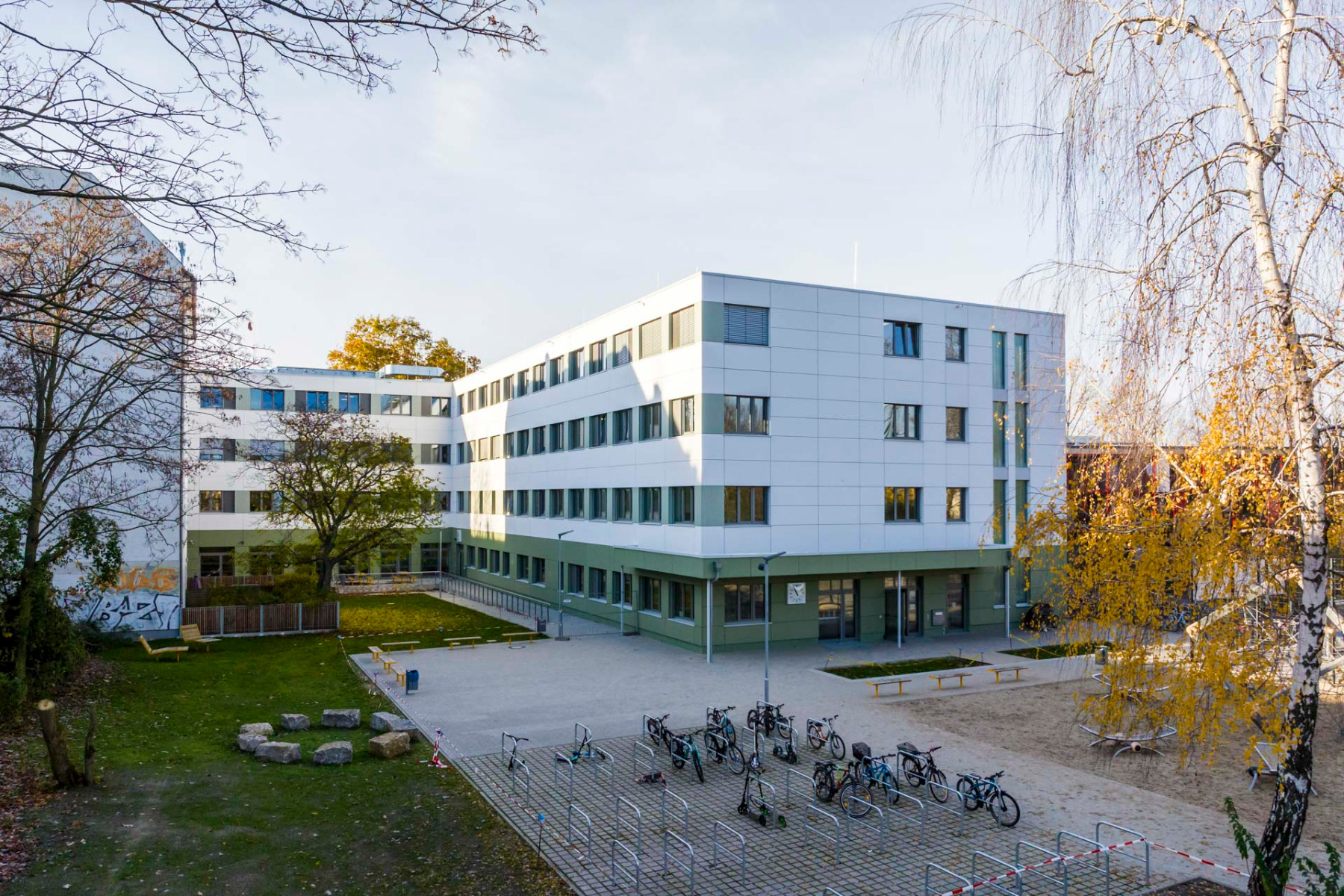 Erste Berliner Drehscheiben-Schule steht in Pankow