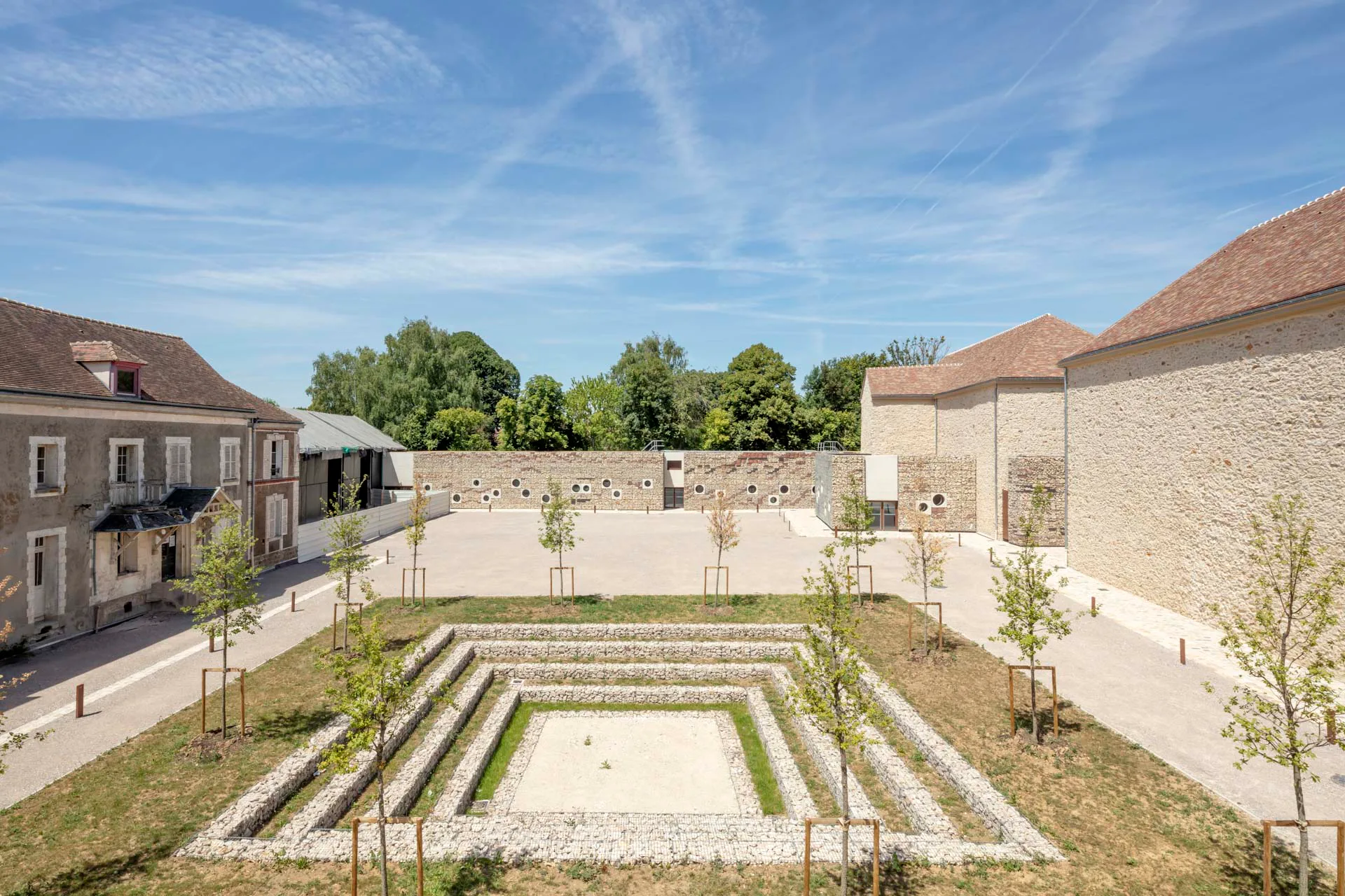 Amphitheater im Innenhof