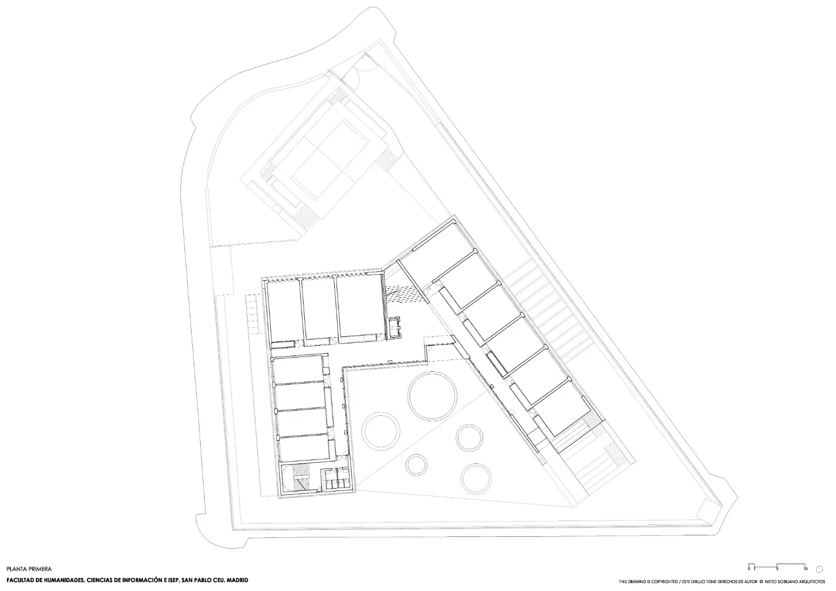 Grundriss erstes Obergeschoss, Grafik