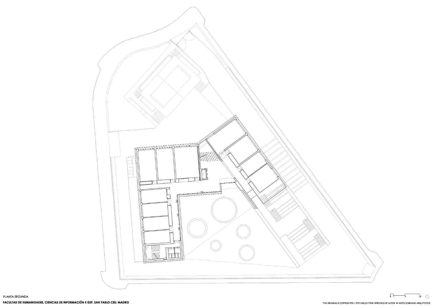 Grundriss zweites Obergeschoss, Grafik