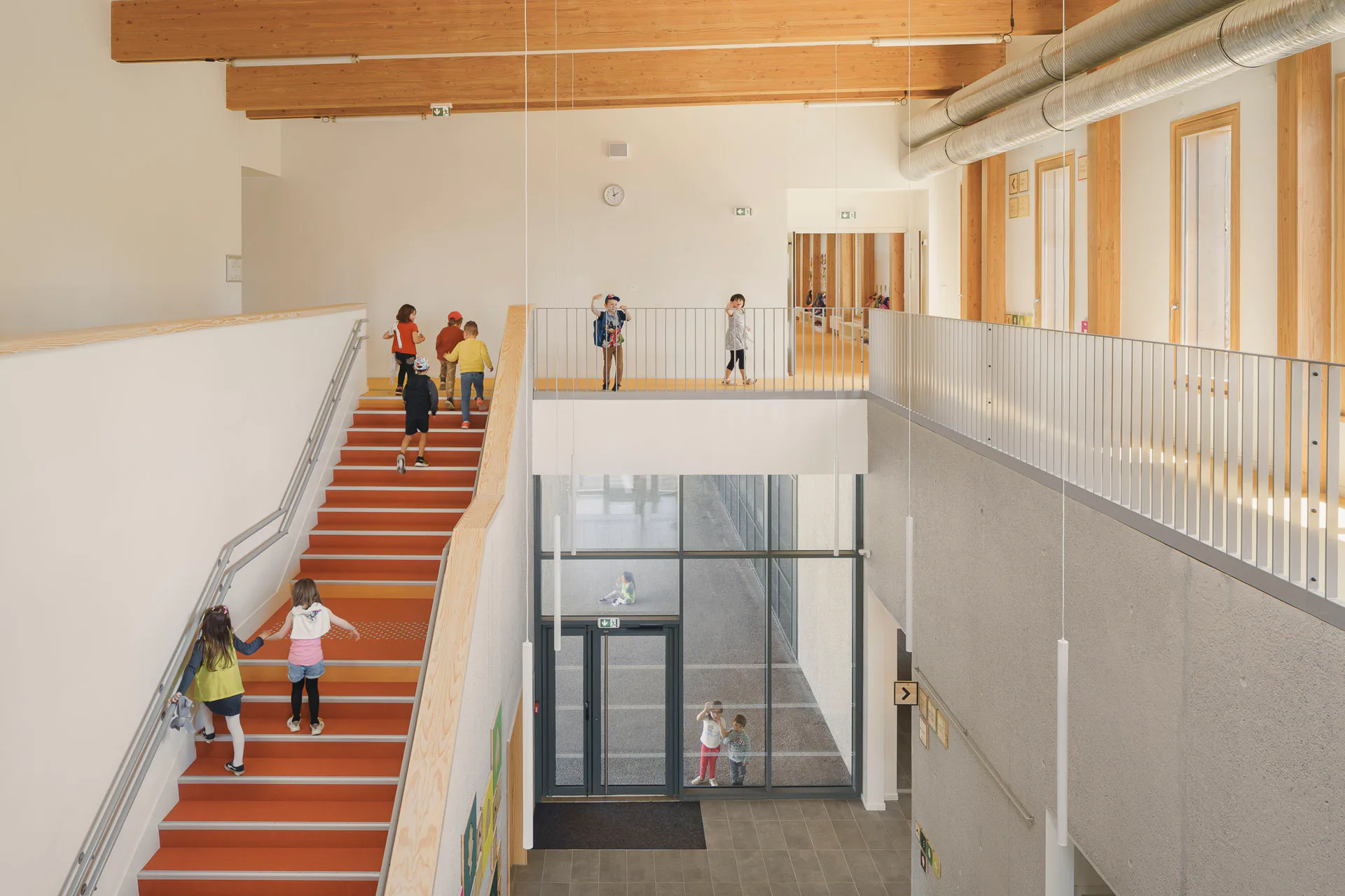 Zentrale Empfangshalle der Vorschule